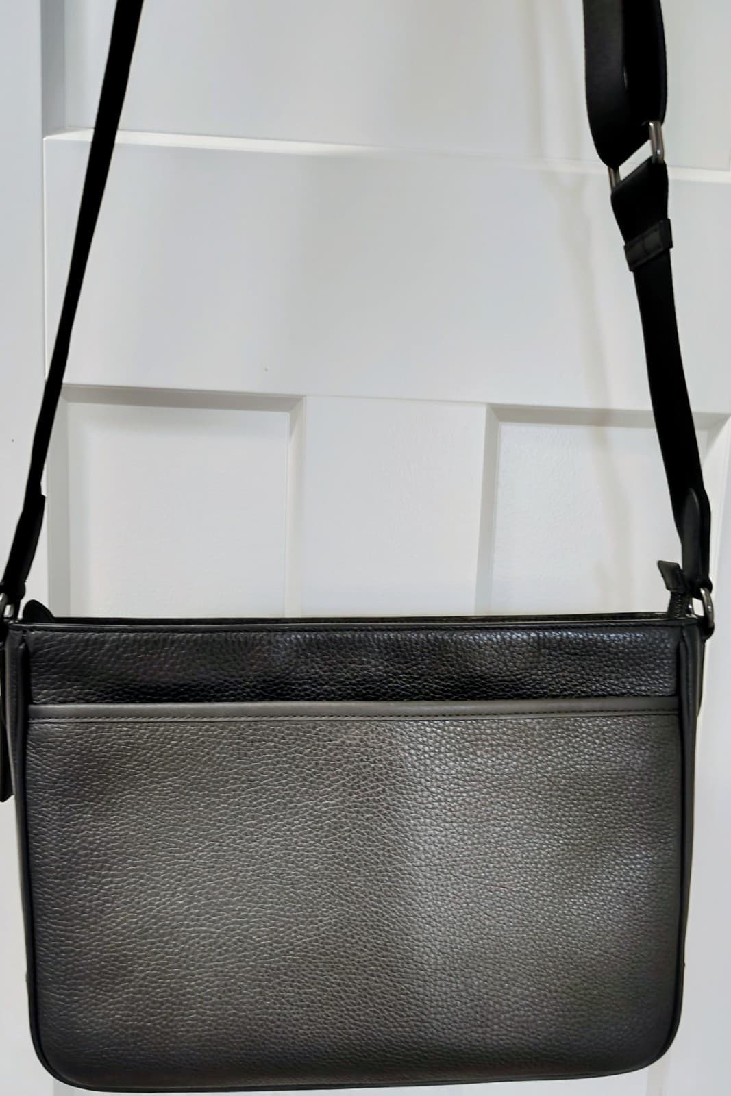 NWT Coach District Crossbody bag, black refined pebble leather, MSRP $378 - Thumbnail 12