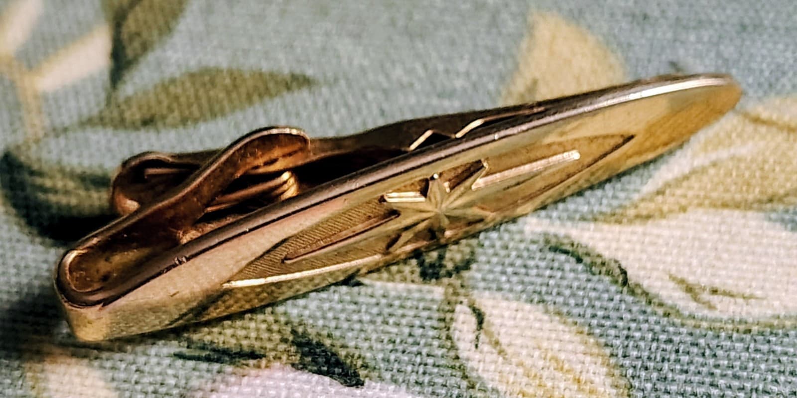 4 Vintage Gold Tie Clips, Swank, Shields - Thumbnail 6
