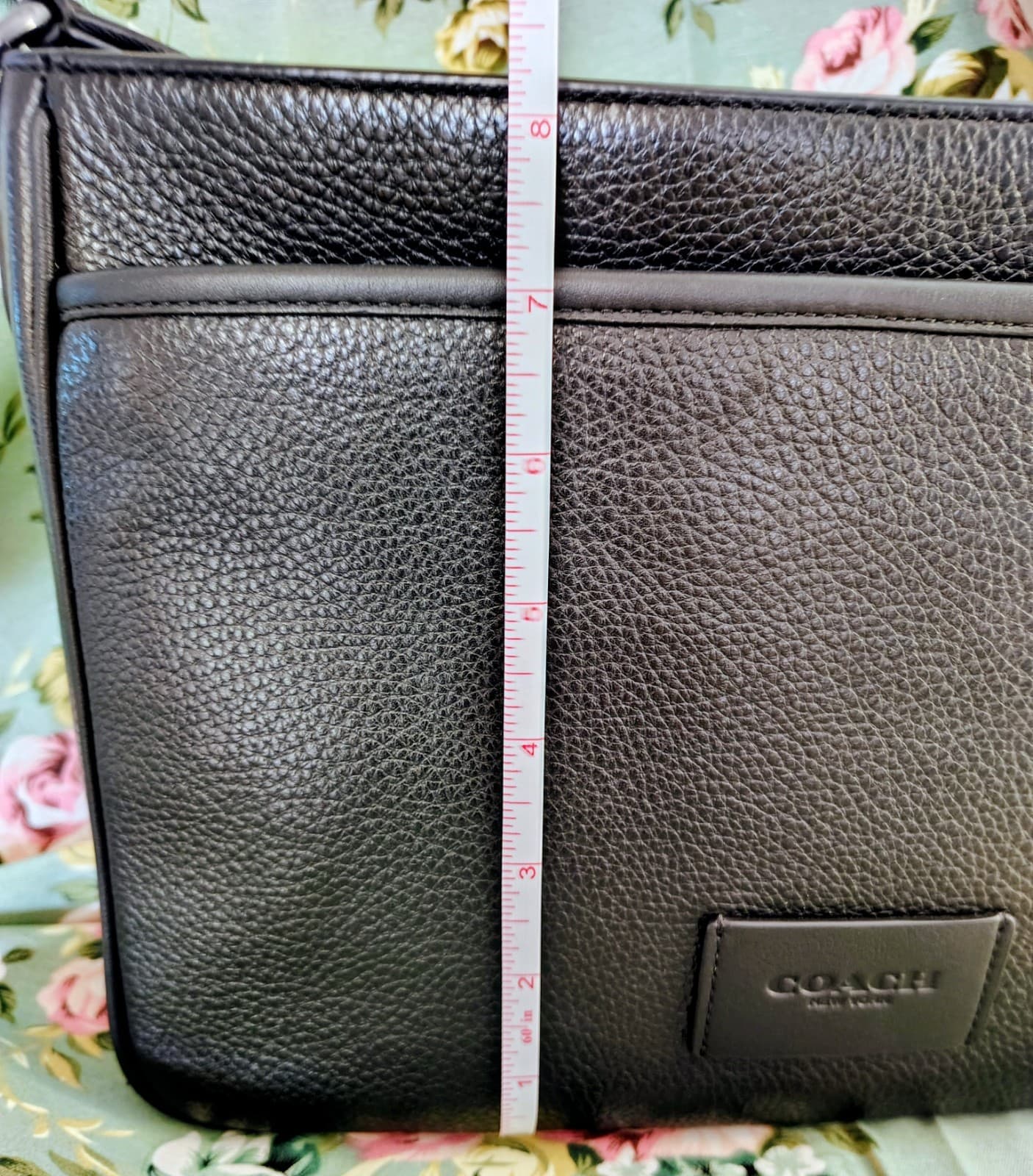NWT Coach District Crossbody bag, black refined pebble leather, MSRP $378 - Thumbnail 20