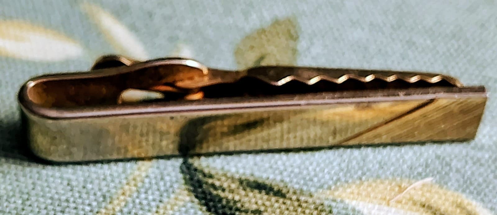 4 Vintage Gold Tie Clips, Swank, Shields - Thumbnail 7