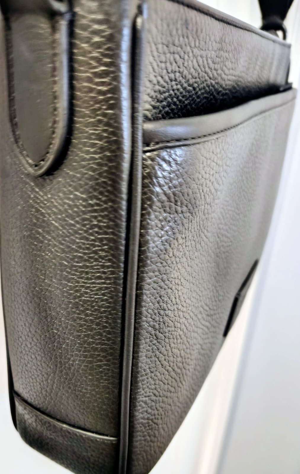 NWT Coach District Crossbody bag, black refined pebble leather, MSRP $378 - Thumbnail 10