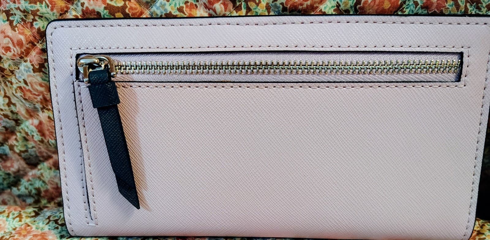 Kate Spade Cameron Bifold Wallet, Navy, Lavender, NWT $119 - Thumbnail 8