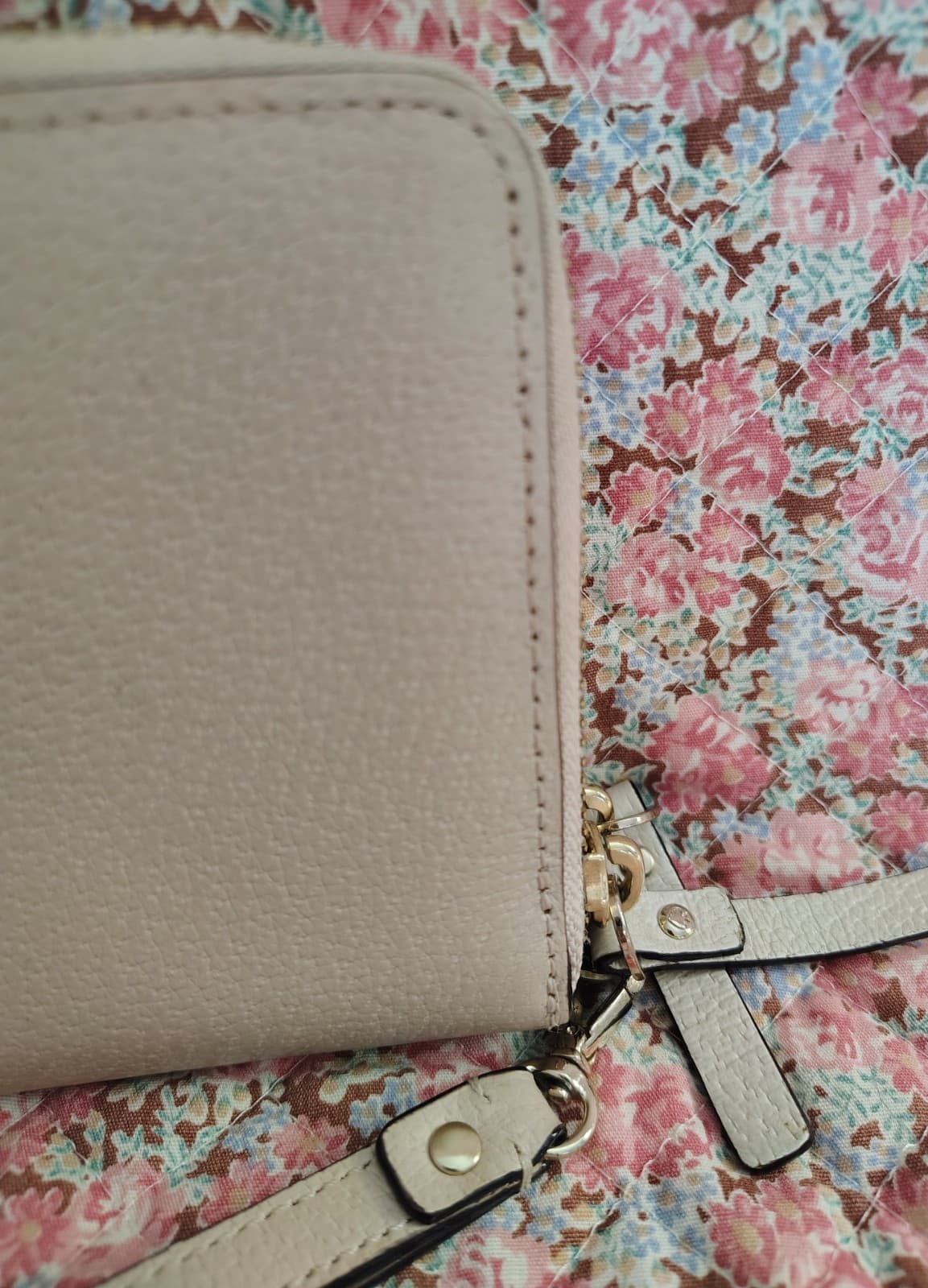 Kate Spade New York Grove Street Ivory Peppled Leather Double Wallet - Thumbnail 3