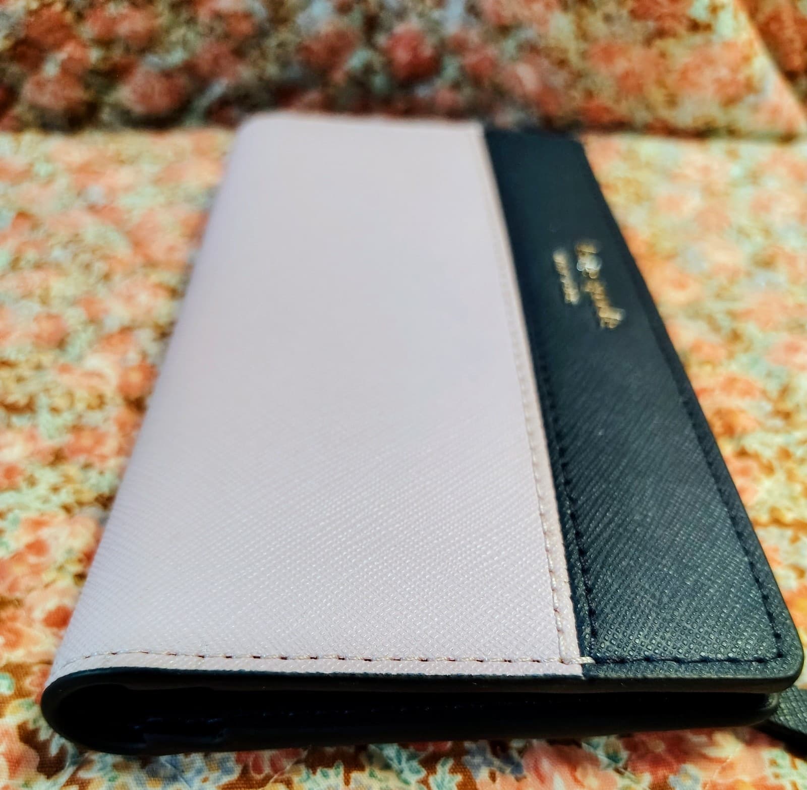 Kate Spade Cameron Bifold Wallet, Navy, Lavender, NWT $119 - Thumbnail 3