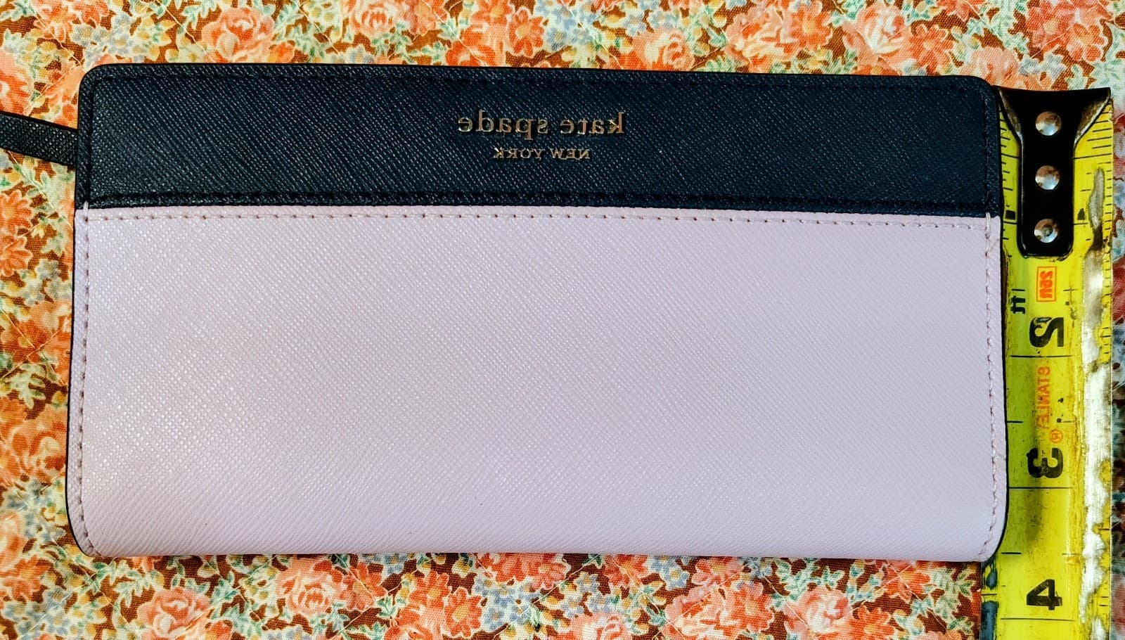 Kate Spade Cameron Bifold Wallet, Navy, Lavender, NWT $119