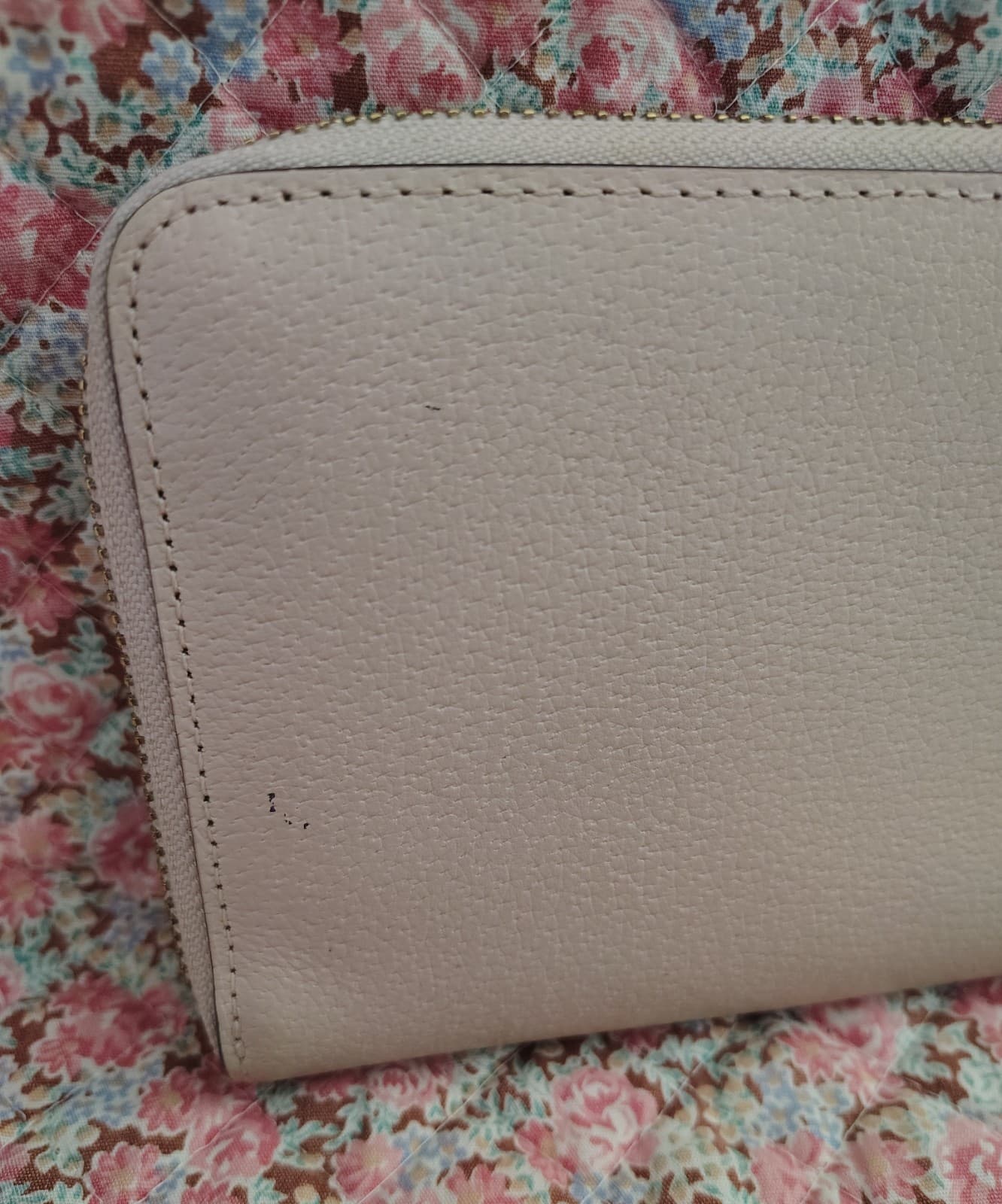 Kate Spade New York Grove Street Ivory Peppled Leather Double Wallet - Thumbnail 4