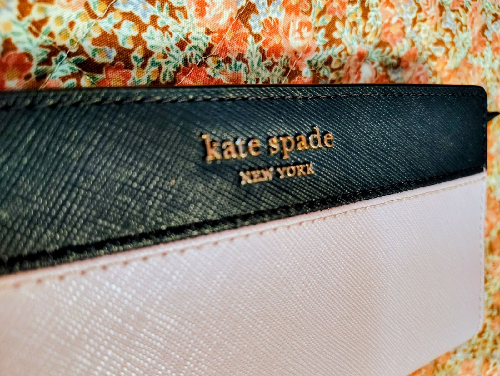 Kate Spade Cameron Bifold Wallet, Navy, Lavender, NWT $119 - Thumbnail 4