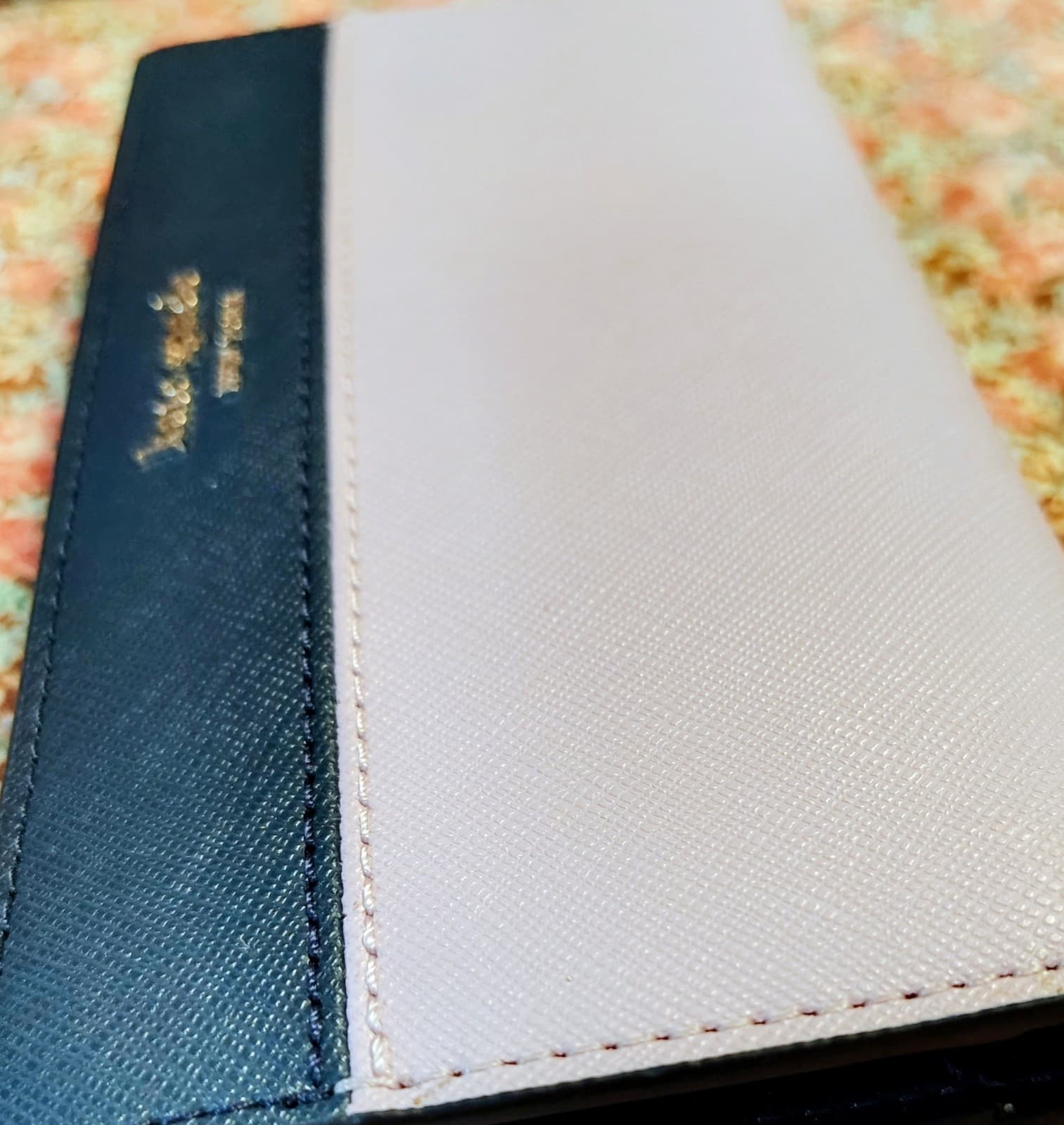 Kate Spade Cameron Bifold Wallet, Navy, Lavender, NWT $119 - Thumbnail 5