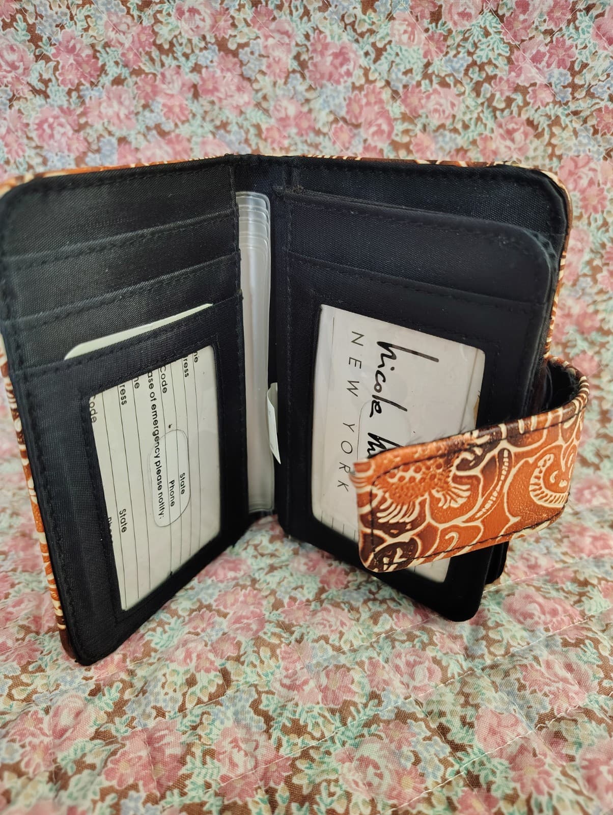 NWOT Nicole Miller NY Leather Wallet - Thumbnail 8