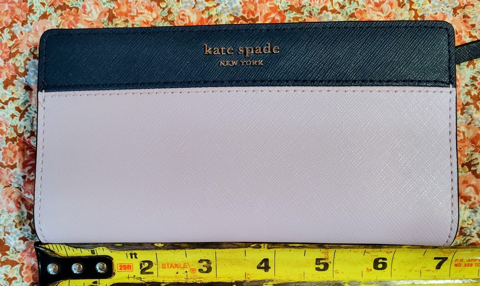 Kate Spade Cameron Bifold Wallet, Navy, Lavender, NWT $119 - Thumbnail 6