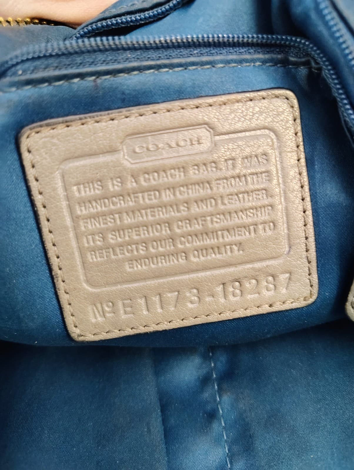 Coach Vintage Leather Rattlesnake - Thumbnail 7