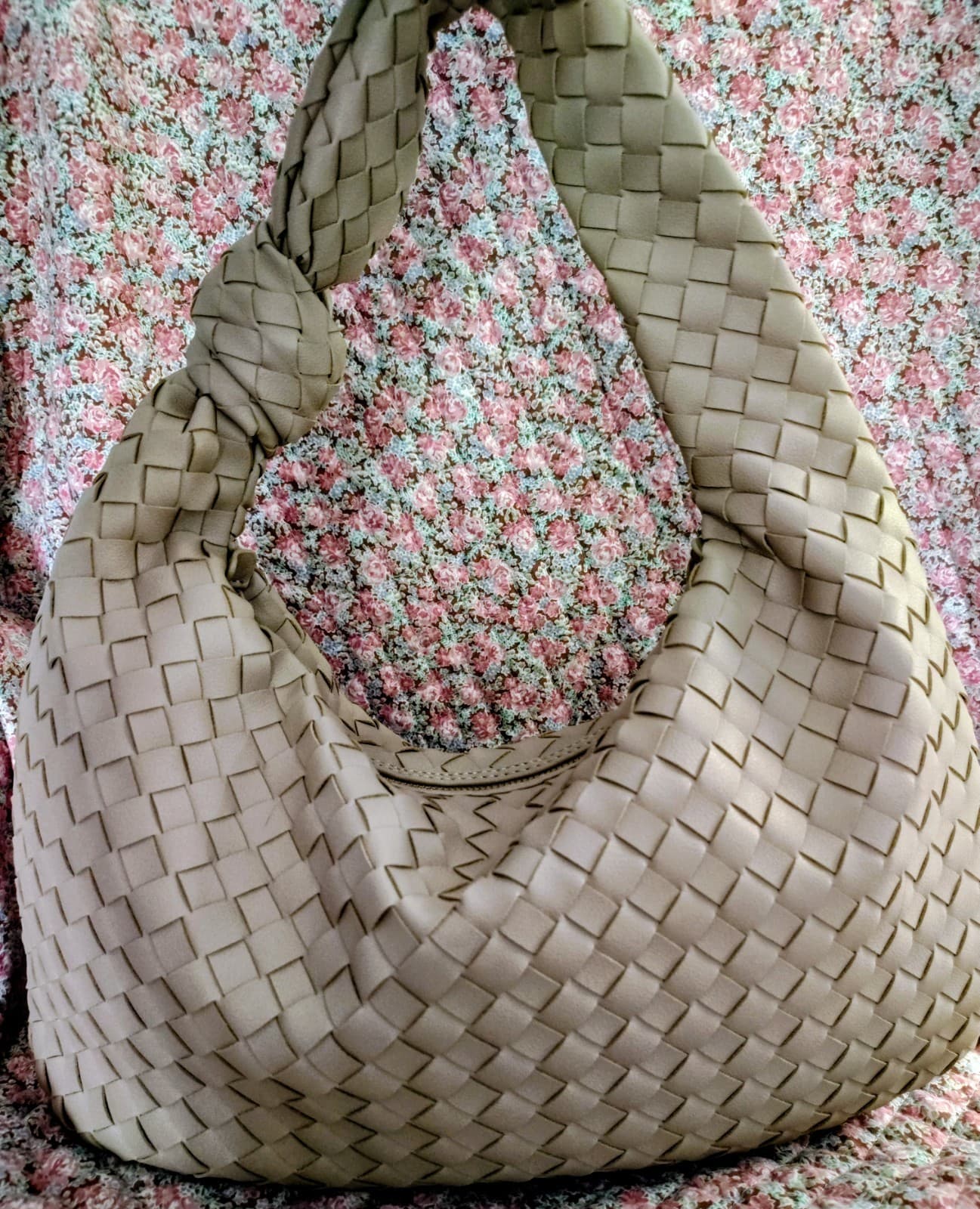 Urban Expressions Beige woven Hobo Shoulder bag NWOT
