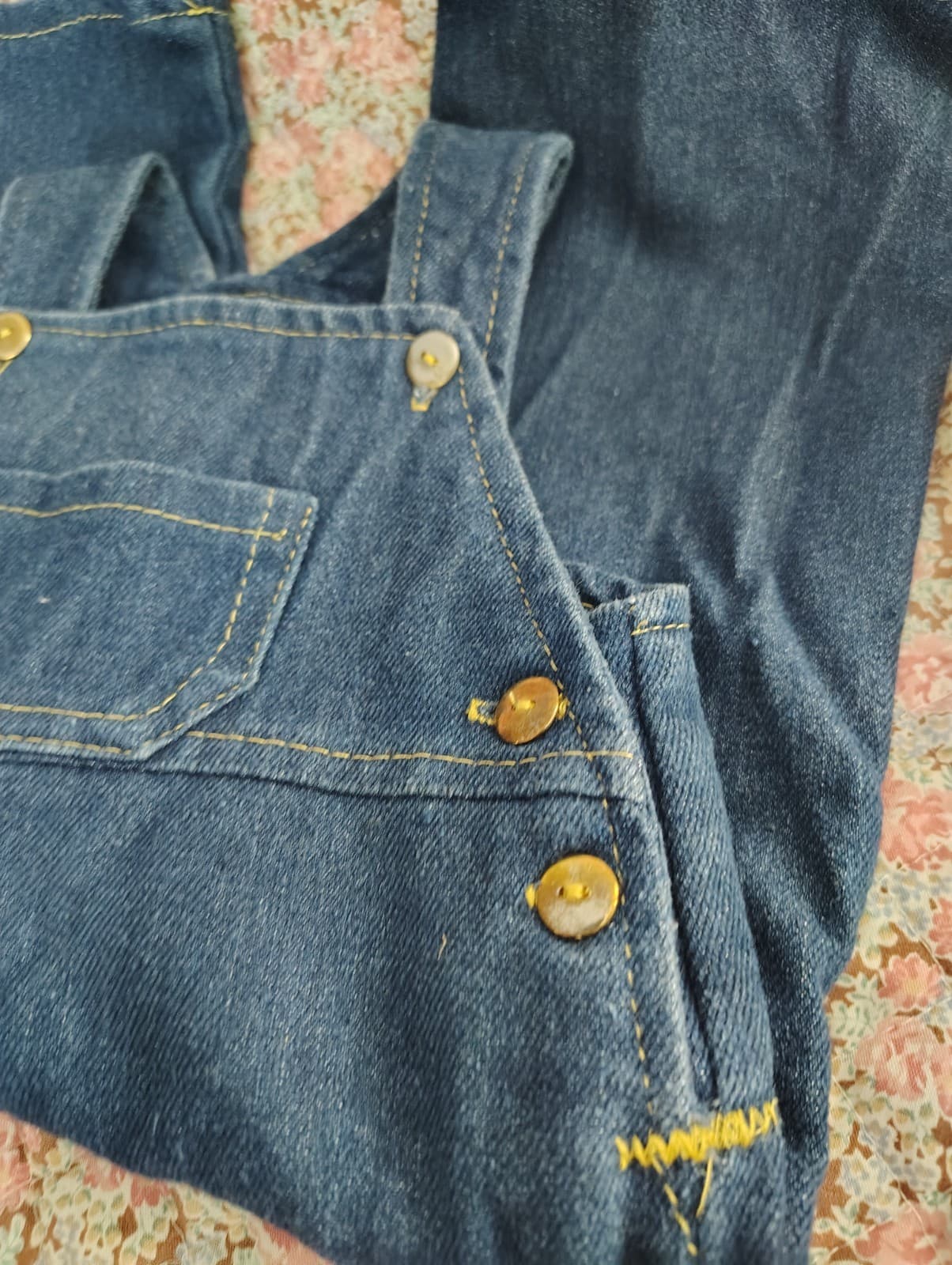 Amish Handmade Baby Boys Blue Jean Denim Overalls