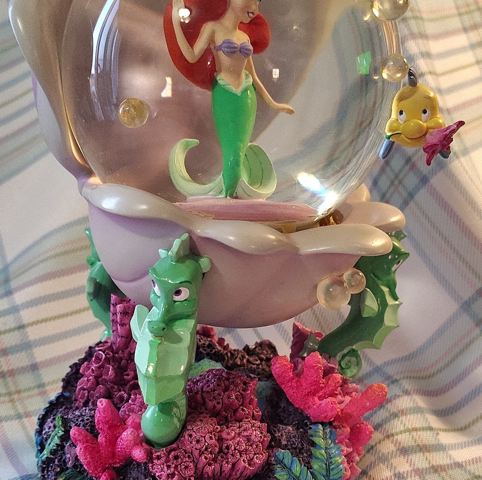Collectible Disney The Little Mermaid Ariel musical Snow Globe - Thumbnail 14