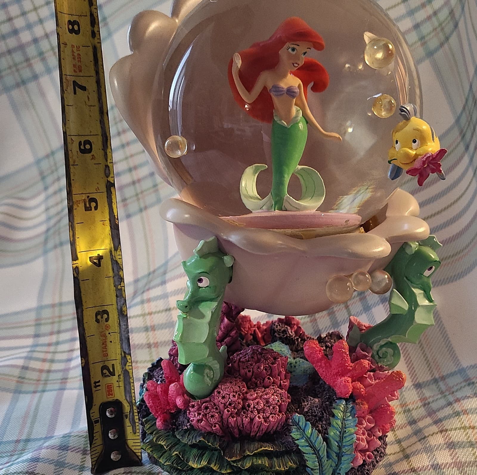 Collectible Disney The Little Mermaid Ariel musical Snow Globe - Thumbnail 15