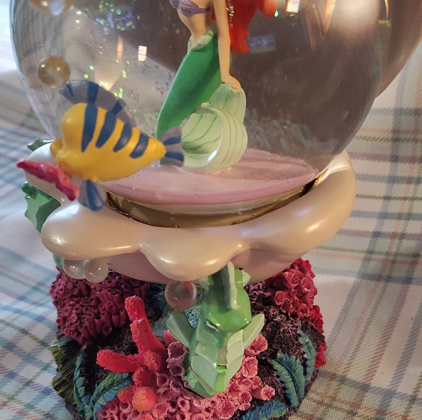 Collectible Disney The Little Mermaid Ariel musical Snow Globe - Thumbnail 6