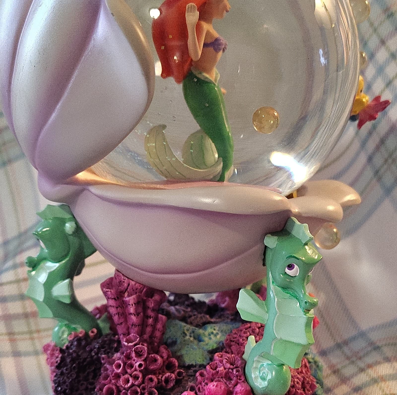Collectible Disney The Little Mermaid Ariel musical Snow Globe - Thumbnail 12