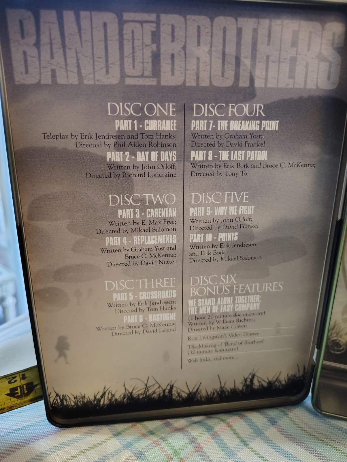 Band of Brothers DVD Steelbook Complete Series Box Set Drama Bonus Features - Thumbnail 3
