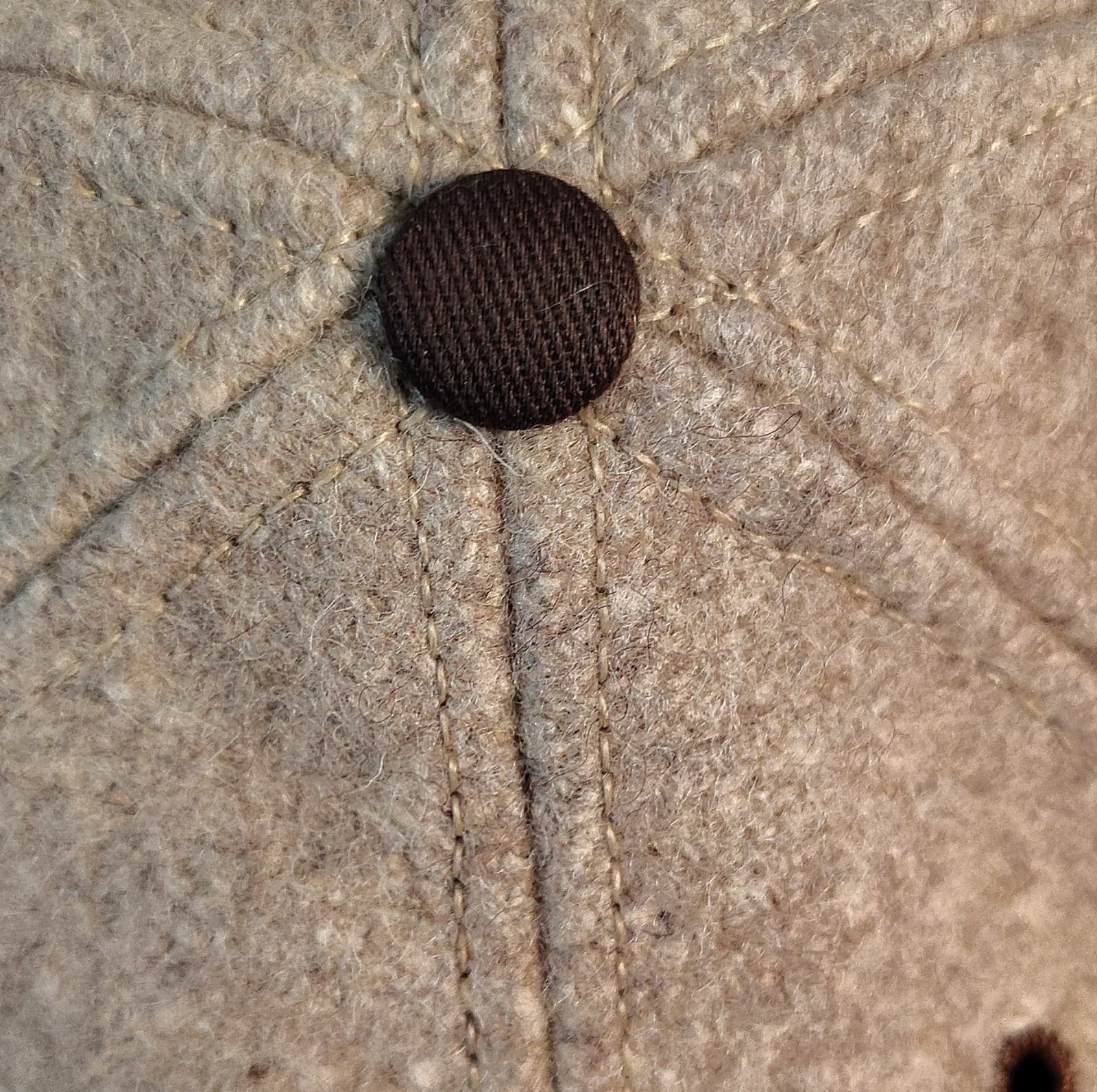 Coca-Cola Limited Edition Brown Beige Wool Suede Hat Original 1996 Soda - Thumbnail 10