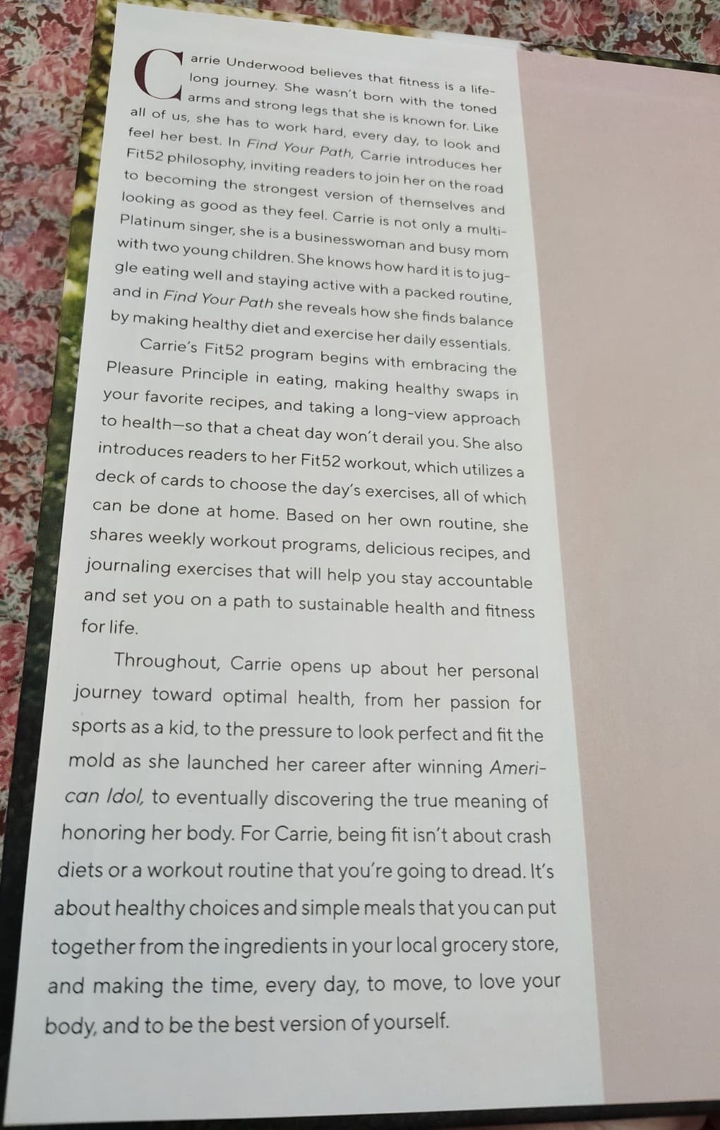 Find Your Path: Carrie Underwood's Journey - hardcover, Underwood, 9780062690913 - Thumbnail 2