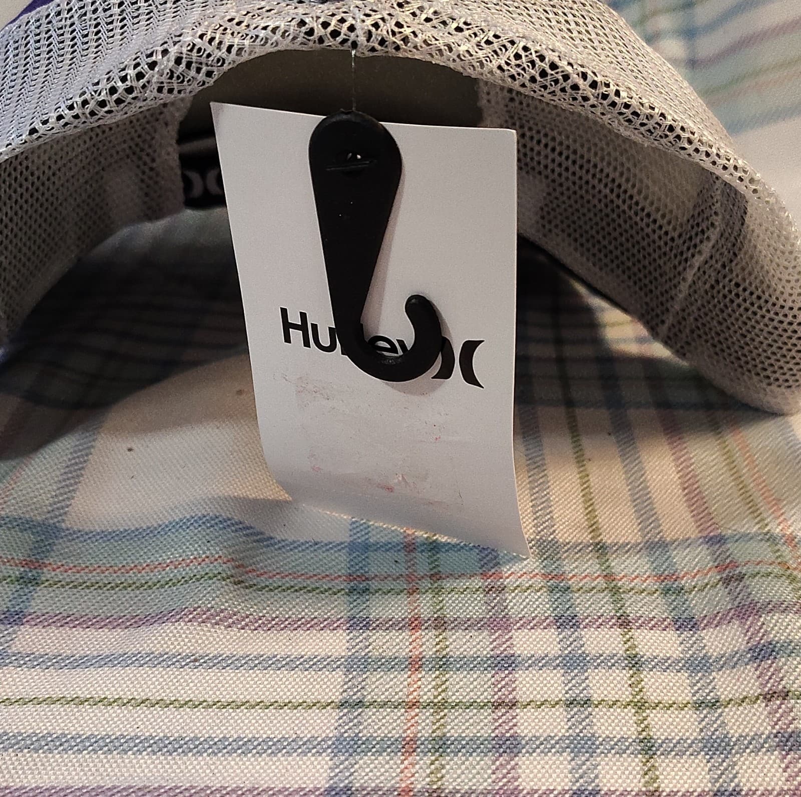 Hurley Icon Trucker Hat Purple White Mesh Back Adjustable One Size Men - Thumbnail 3