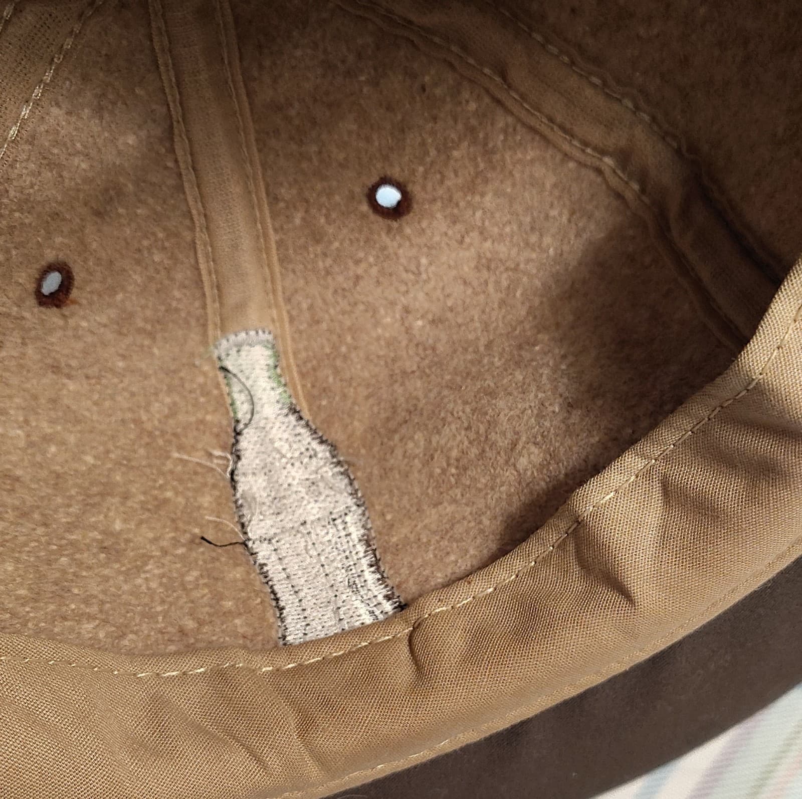 Coca-Cola Limited Edition Brown Beige Wool Suede Hat Original 1996 Soda - Thumbnail 7