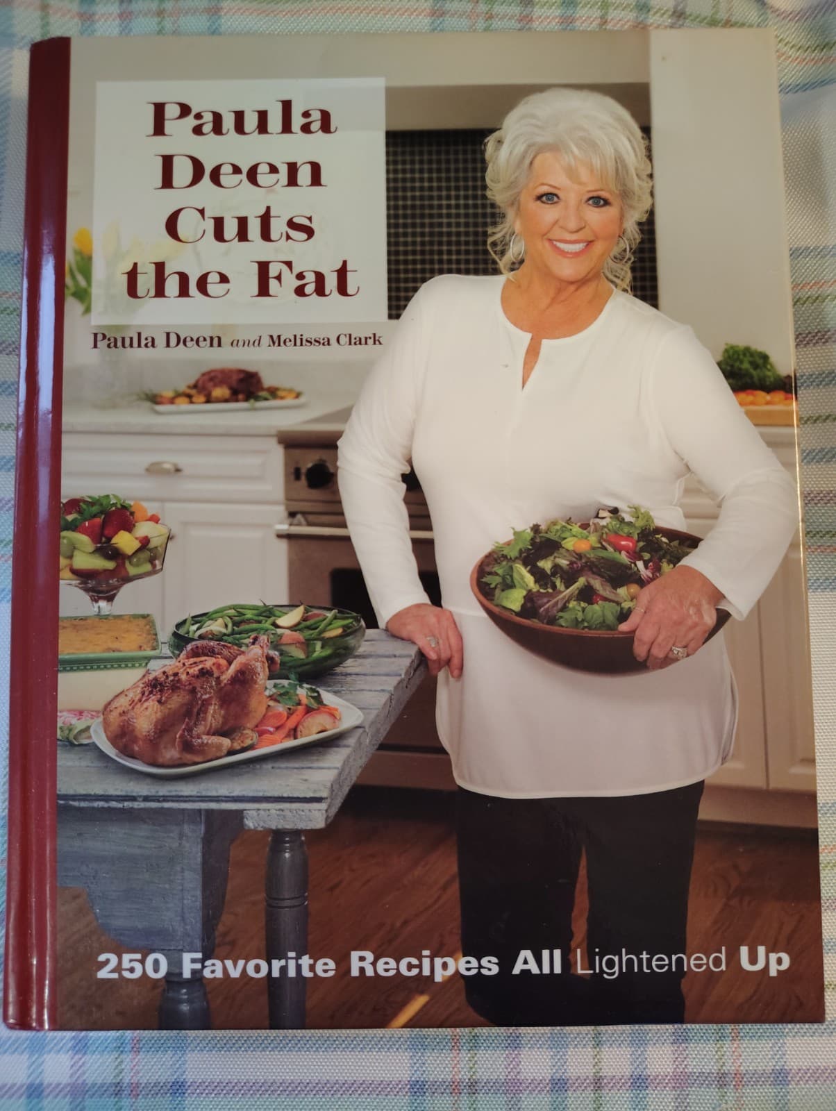 Paula Deen Cuts the Fat, Signed Hardcover Cookbook, Healthy Recipes