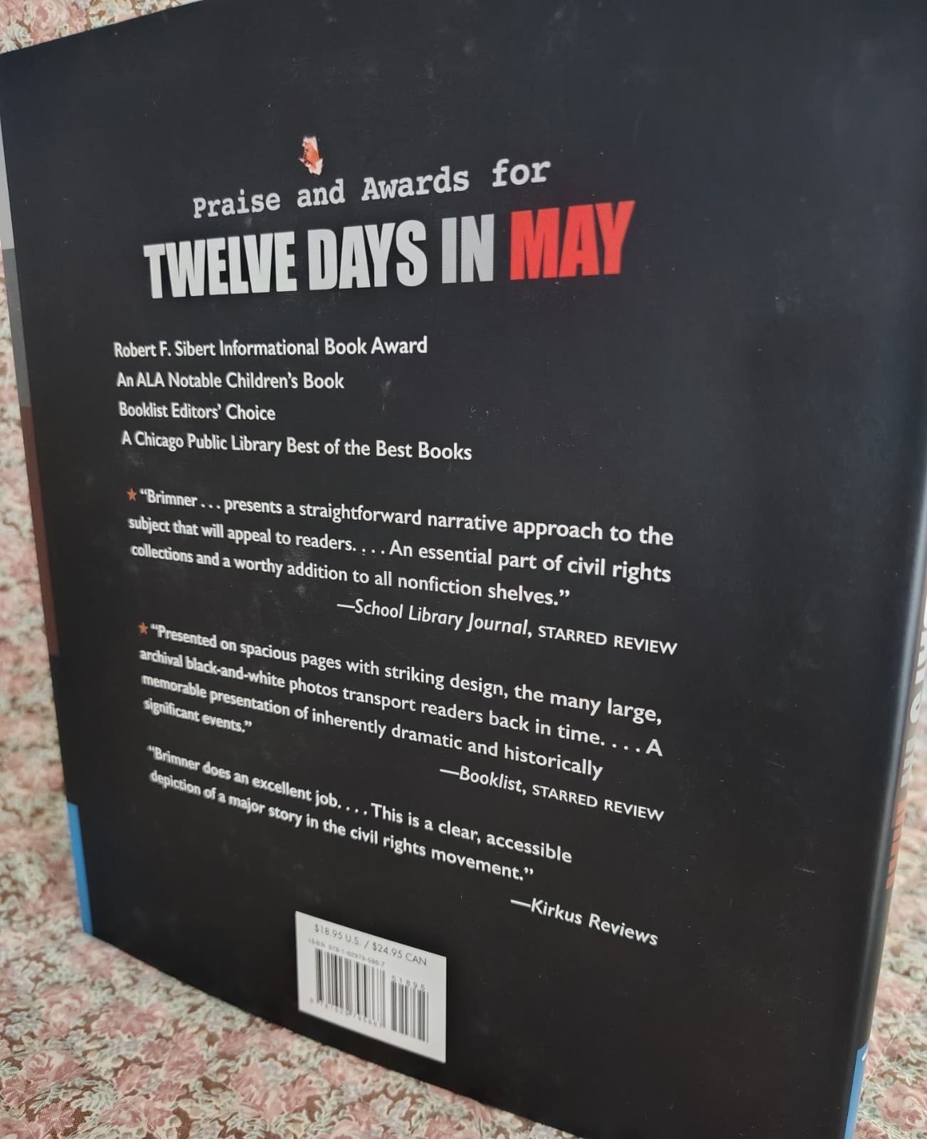 Twelve Days in May: Freedom Ride 1961 HARDCOVER Book - Larry Dane Brimner NEW - Thumbnail 2