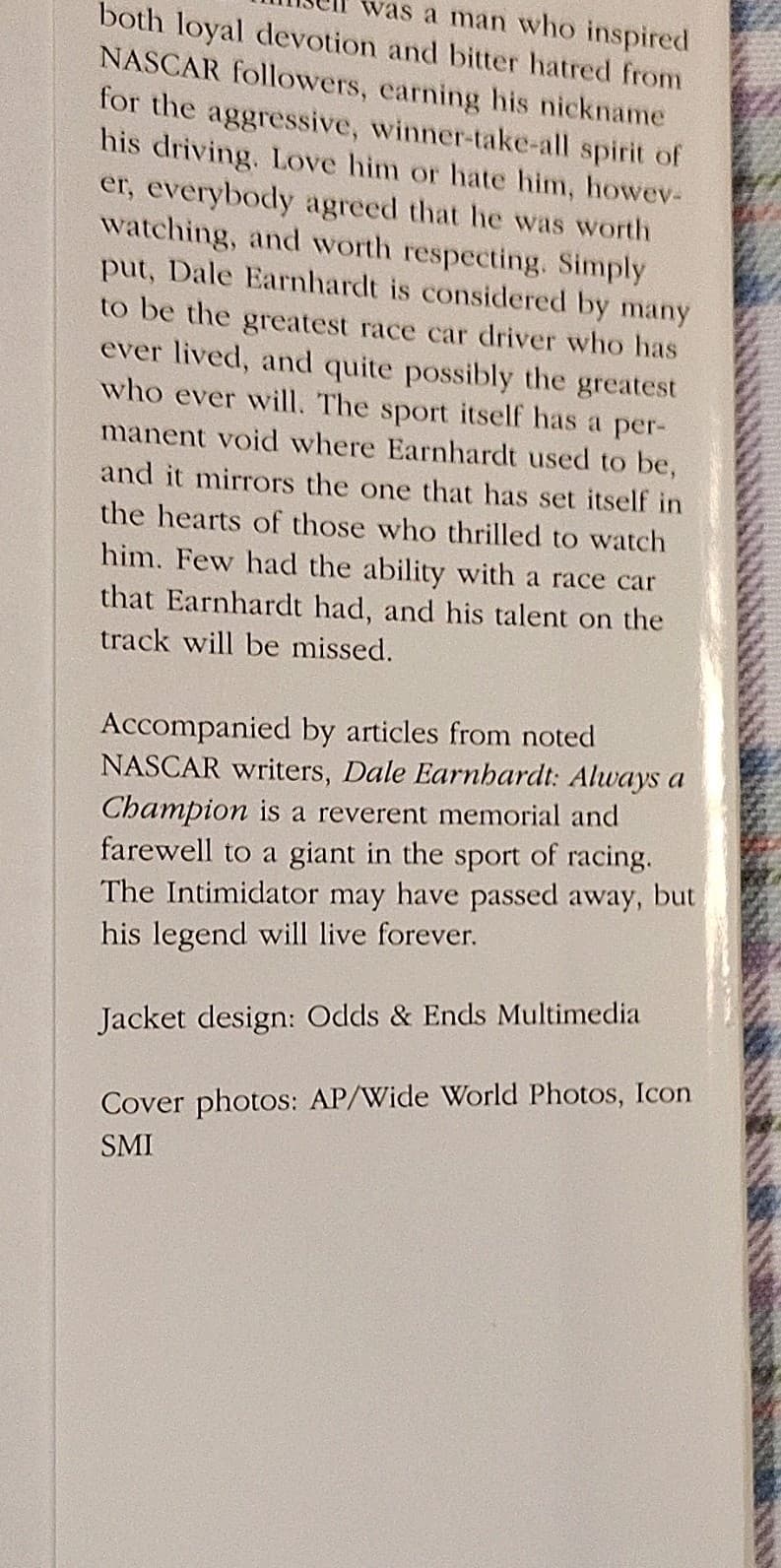 Dale Earnhardt: Always a Champion, Hardcover, Triumph Books, Tribute, NASCAR - Thumbnail 8