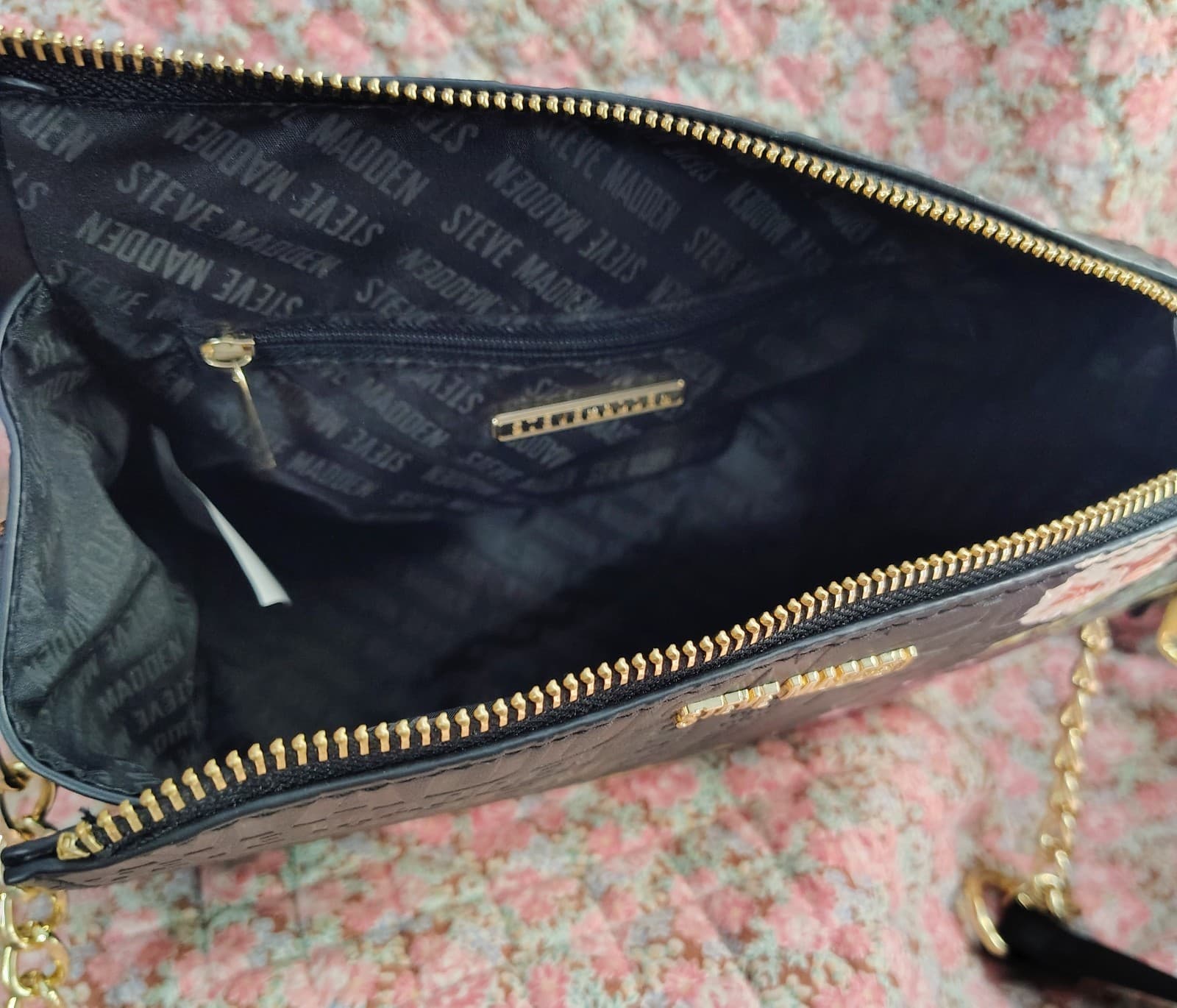 NWOT Steve Madden Floral Roses Crossbody Bag - Thumbnail 14