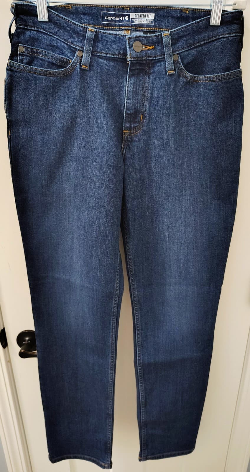 NWT Carhartt Rugged Flex Jeans Women’s Sz 4 Regular Relaxed Fit - Thumbnail 4
