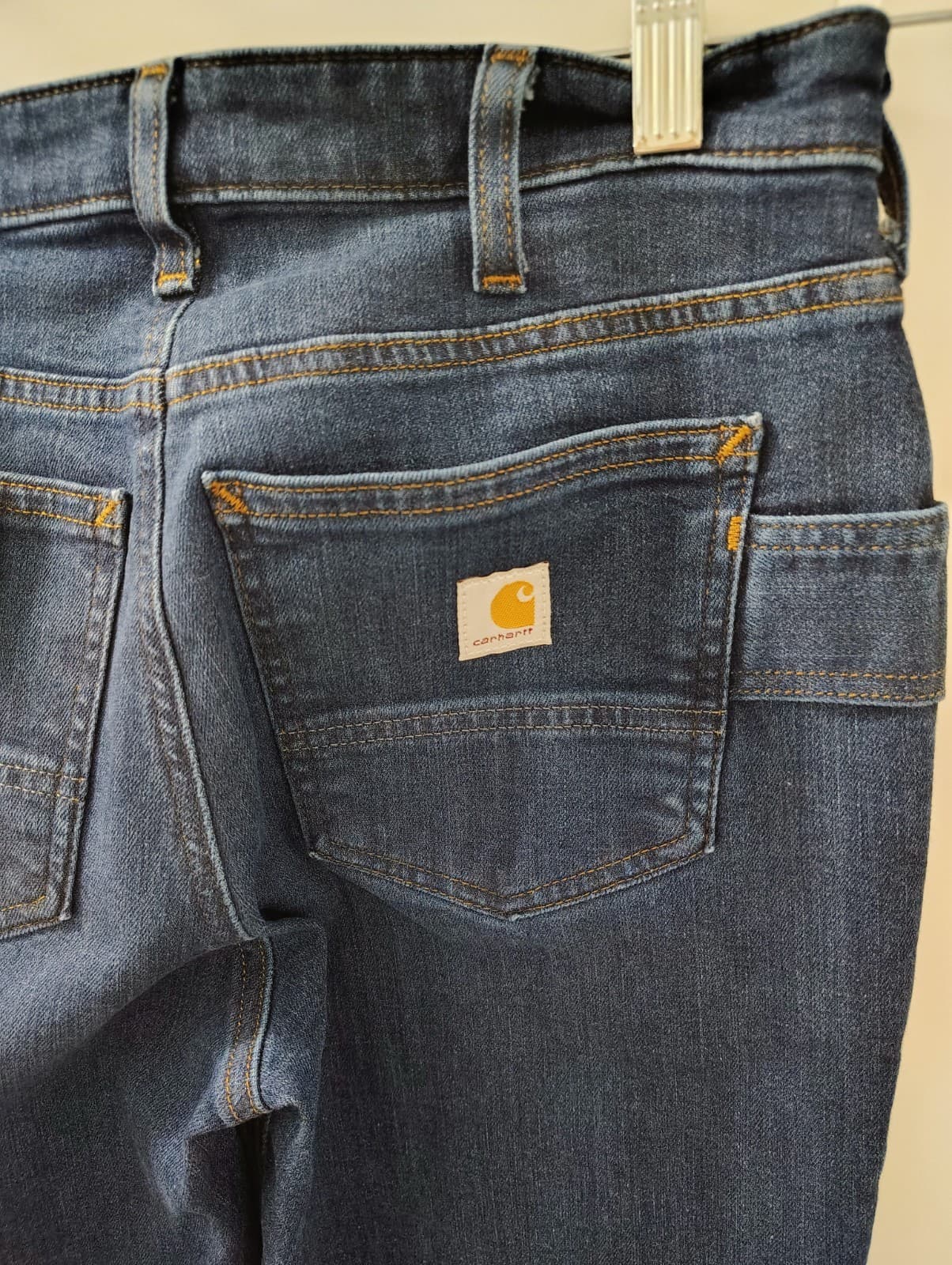 NWT Carhartt Rugged Flex Jeans Women’s Sz 4 Regular Relaxed Fit - Thumbnail 6