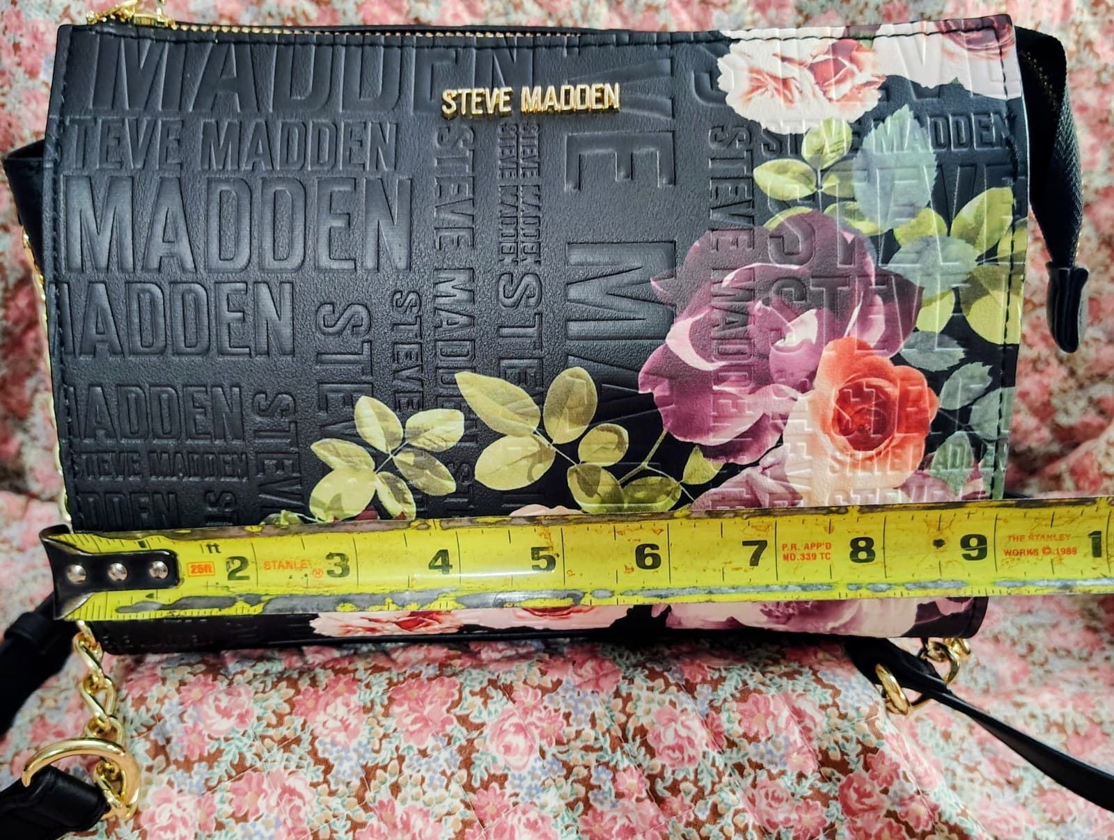 NWOT Steve Madden Floral Roses Crossbody Bag - Thumbnail 13