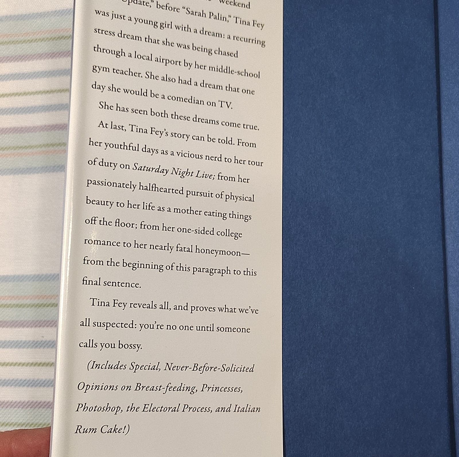 Bossypants by Tina Fey, Hardcover 2011, Biography/Humor, Reagan Arthur Books - Thumbnail 2