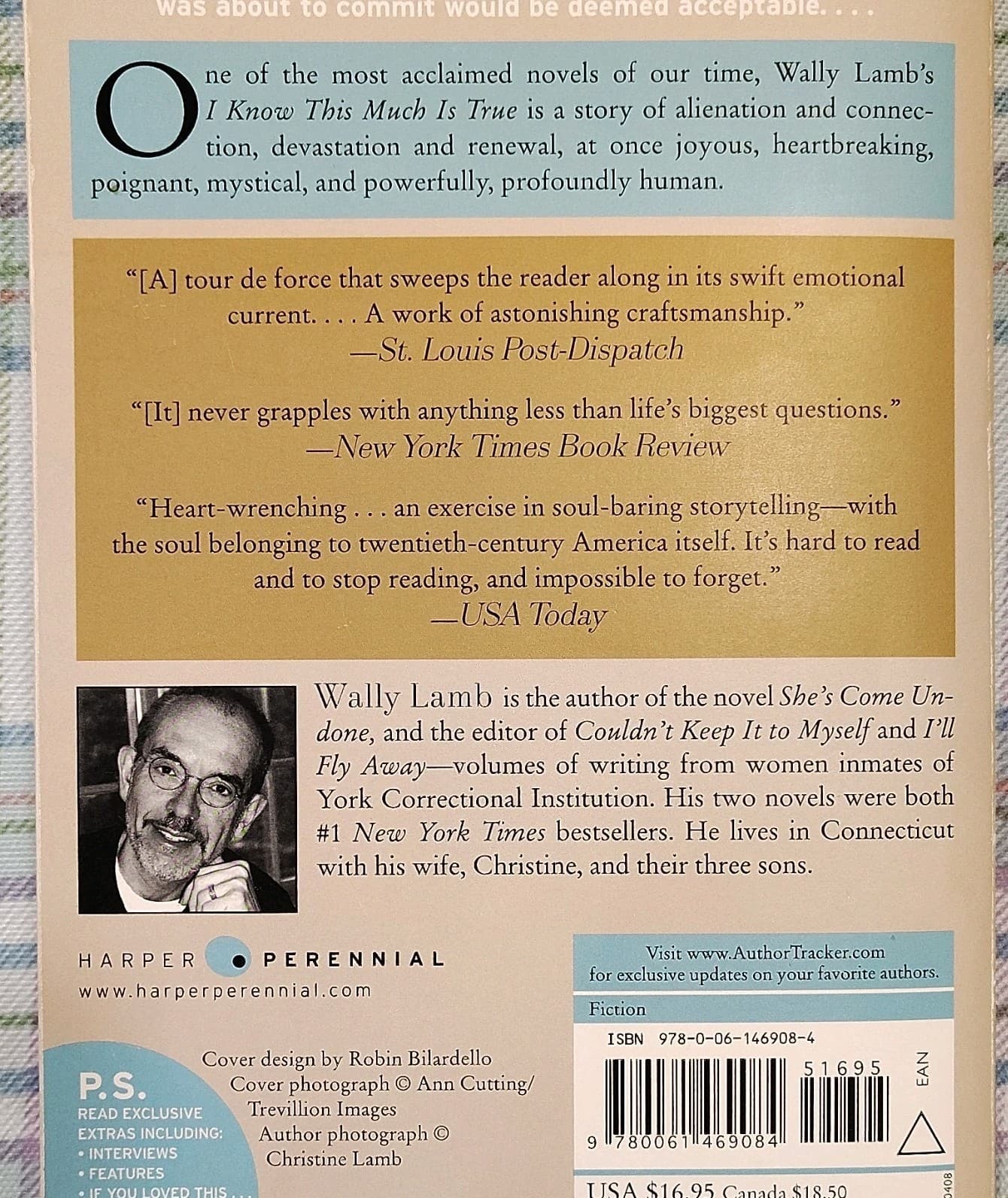 I Know This Much Is True by Wally Lamb, Harper Perennial, 2008, Trade PB, 1st Ed - Thumbnail 2