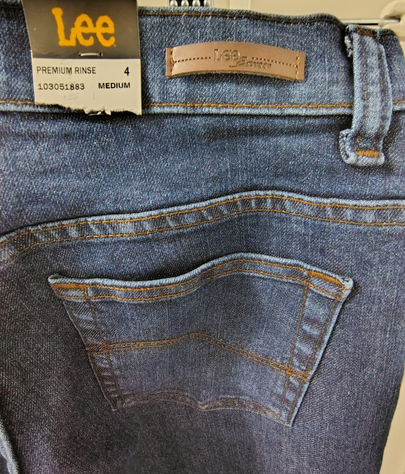 NWT Lee Premium Rinse Women's Bootcut Jeans, Size 4 Medium - Thumbnail 7