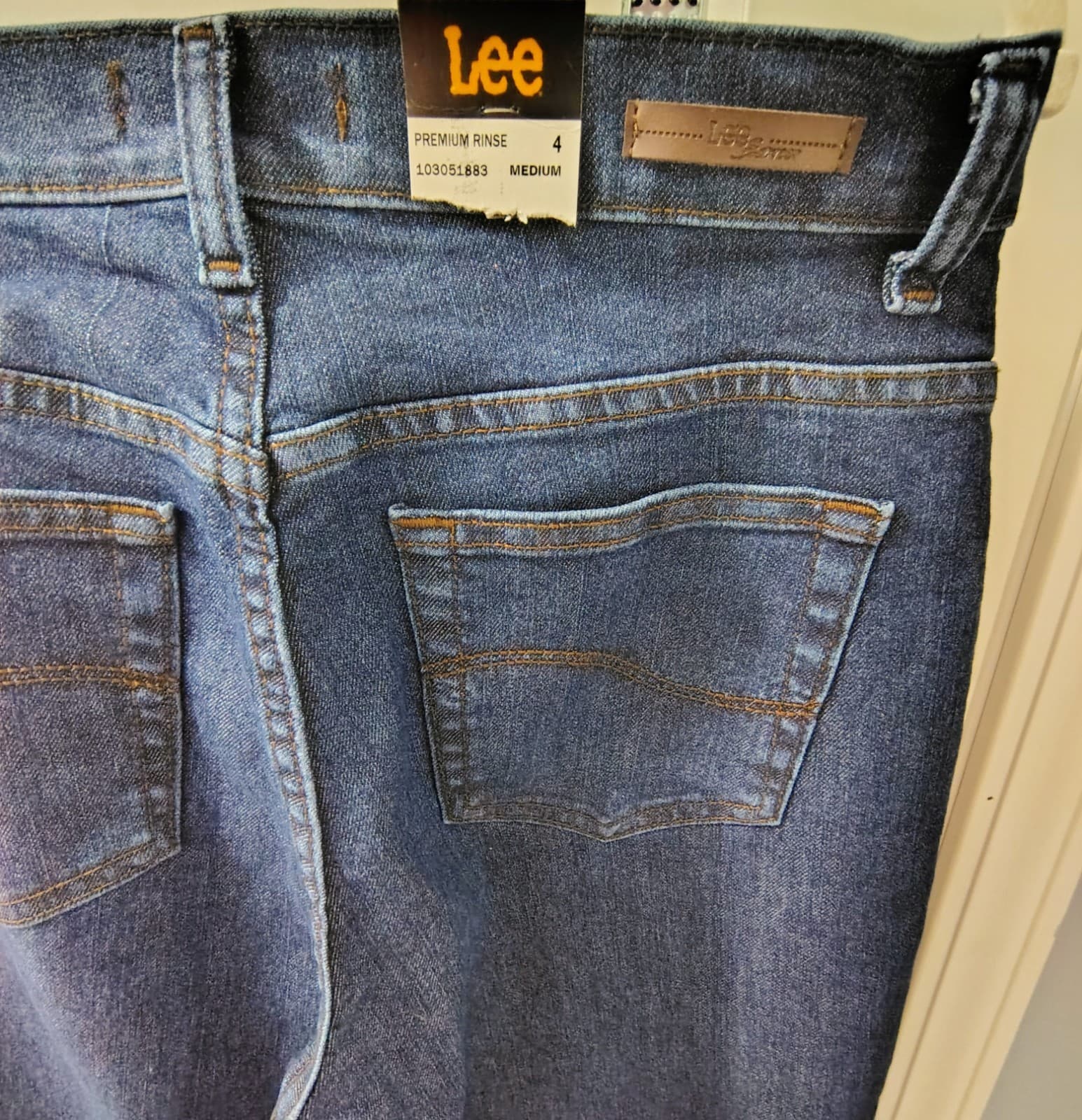NWT Lee Premium Rinse Women's Bootcut Jeans, Size 4 Medium - Thumbnail 8