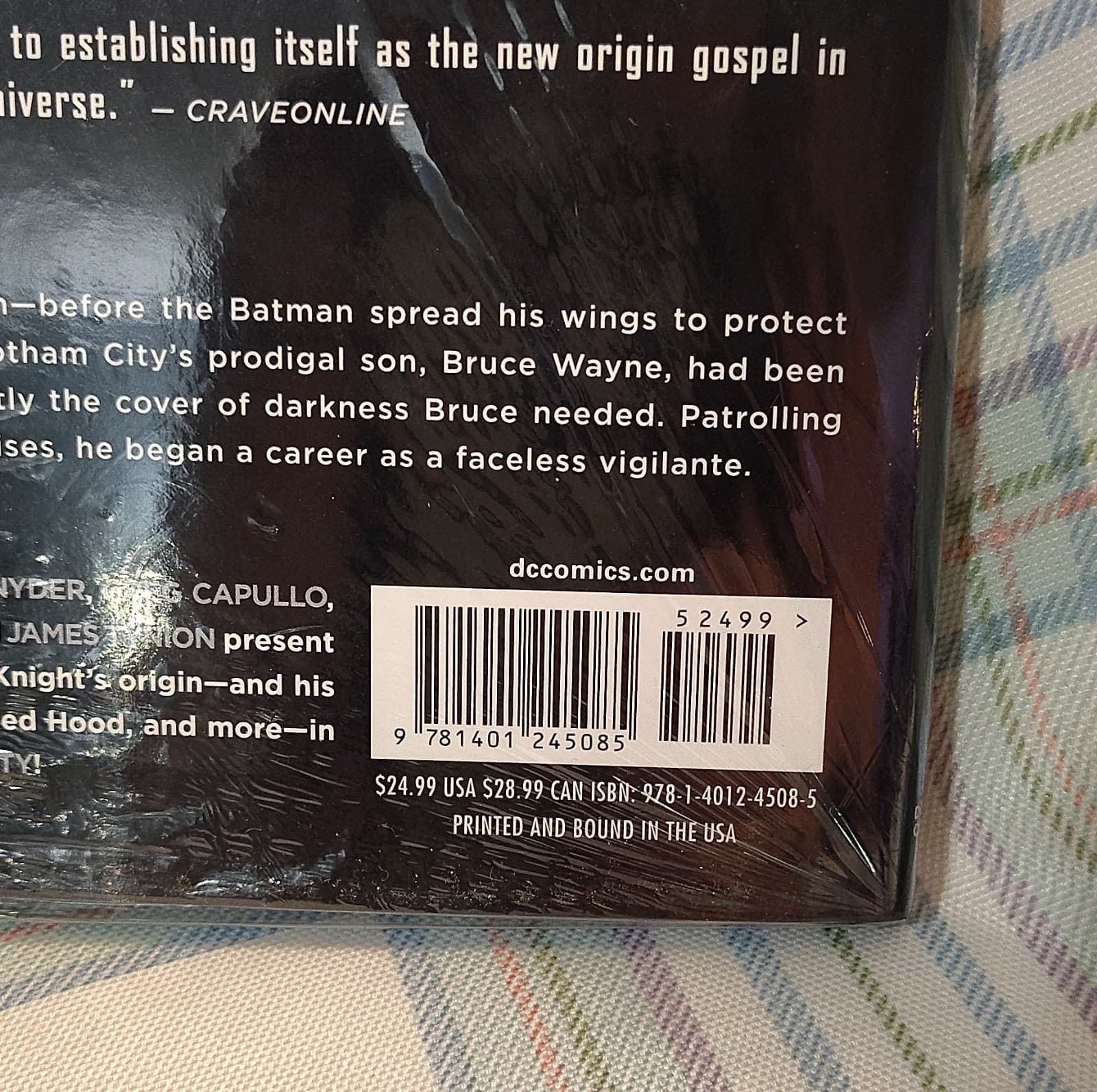 Batman Volume 4 Zero Year Secret City Graphic Novel Trade Paperback DC Comics - Thumbnail 3