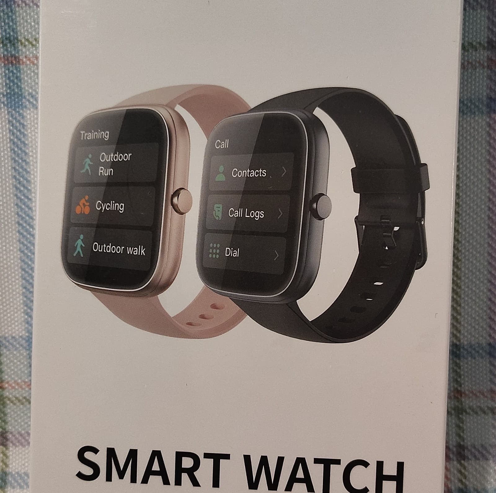 NIB Smart Bracelet 1.91" HD Screen Bluetooth Call Fitness Tracker Silver Purple - Thumbnail 2