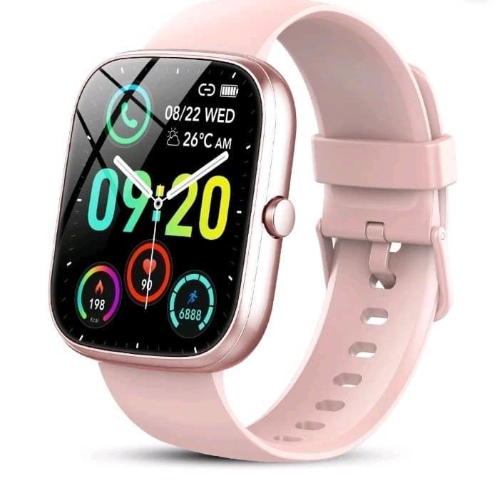 NIB Pink Smart Bracelet 1.91" HD Screen Bluetooth Water-Resistant Android iOS - Thumbnail 6