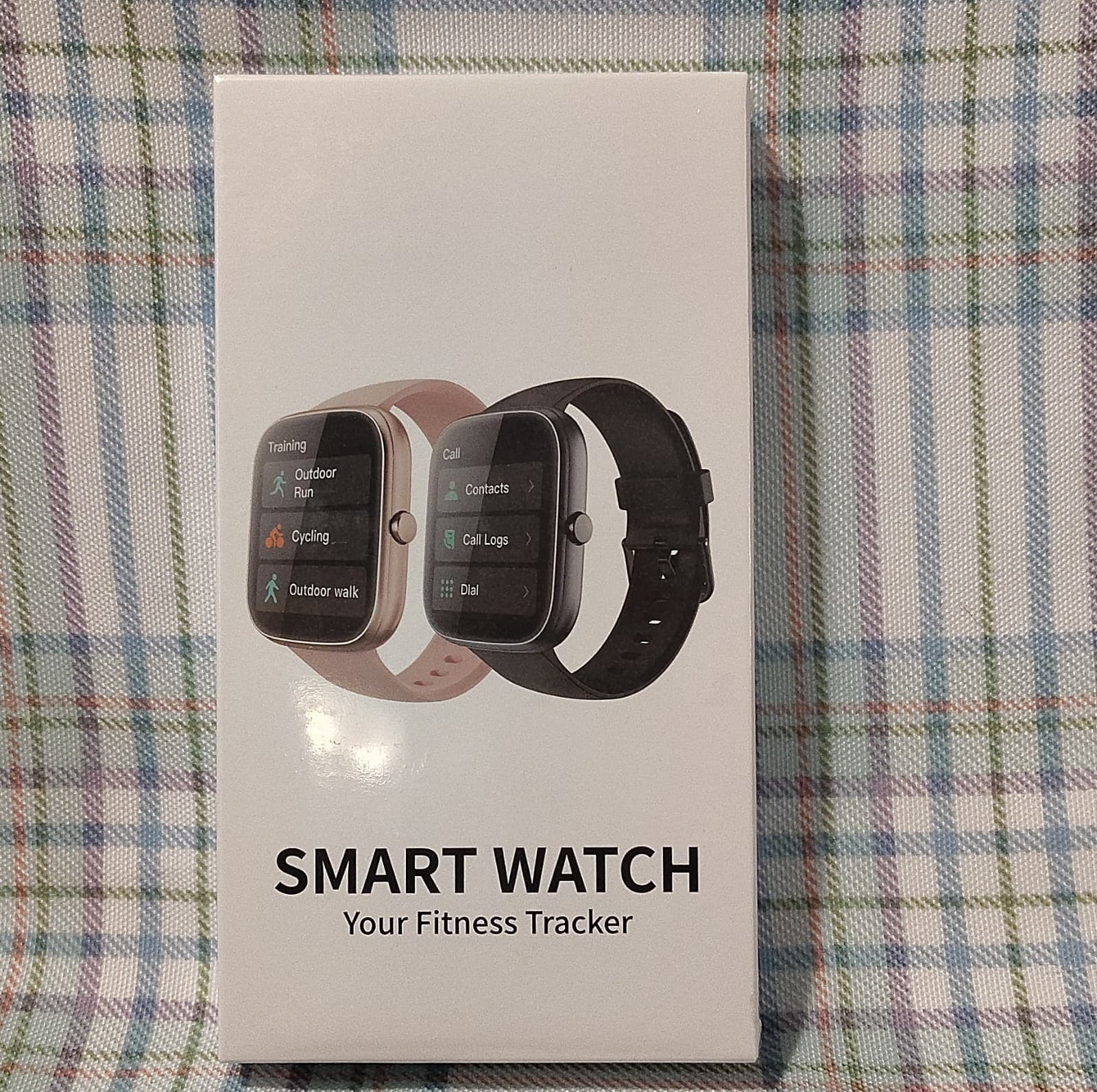 NIB Smart Bracelet 1.91" HD Screen Bluetooth Call Fitness Tracker Black Silicone - Thumbnail 3
