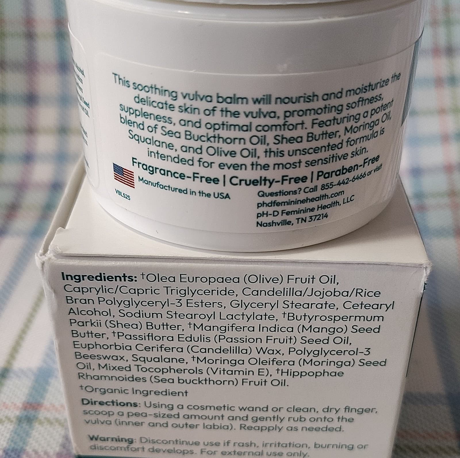 pH-D Nourishing Vulva Balm Unscented Paraben-Free Cruelty-Free 2 oz - Thumbnail 5