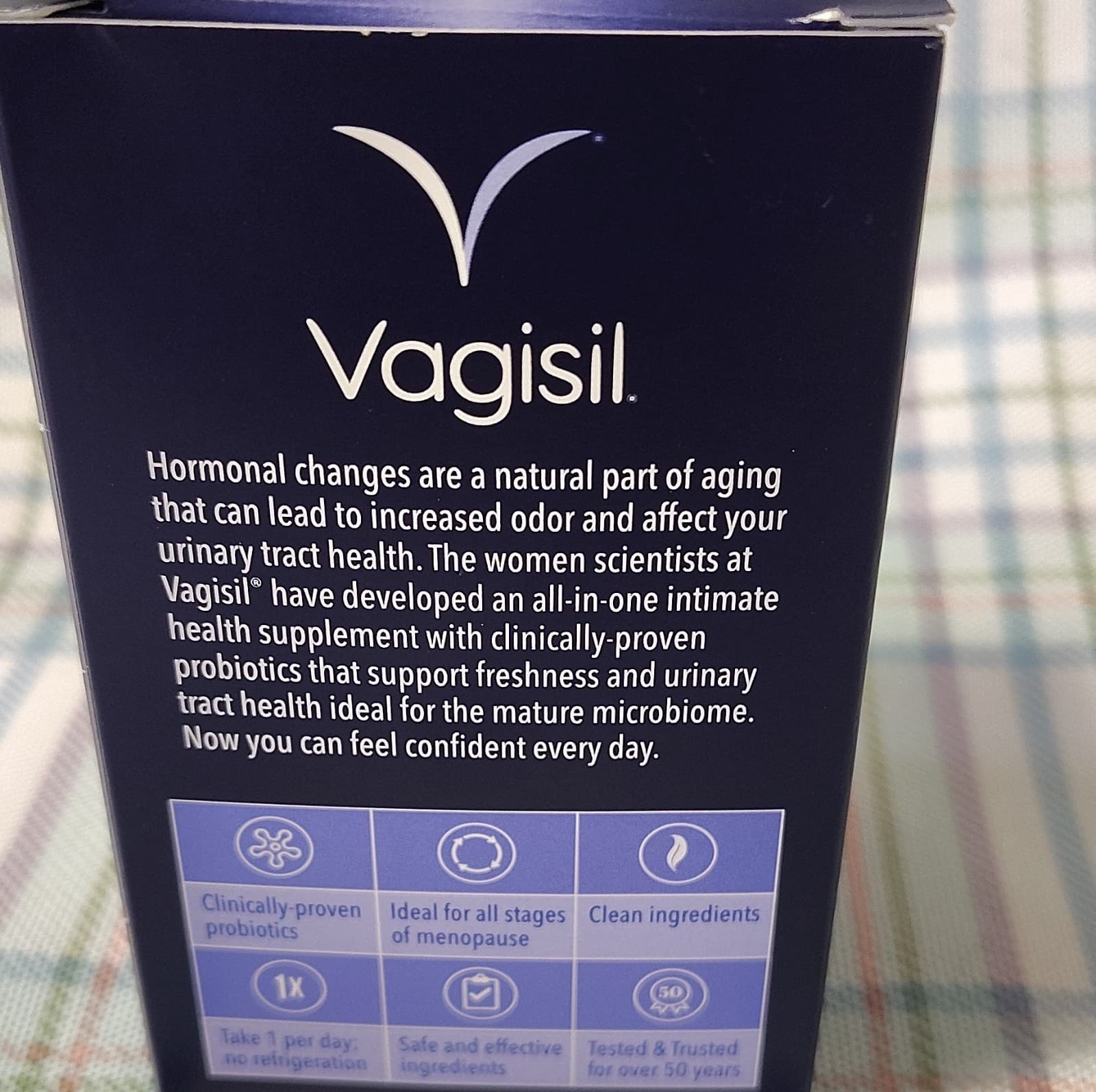 Vagisil Probiotic Oral Supplement Menopause Support D-Mannose 30 Capsules - Thumbnail 5