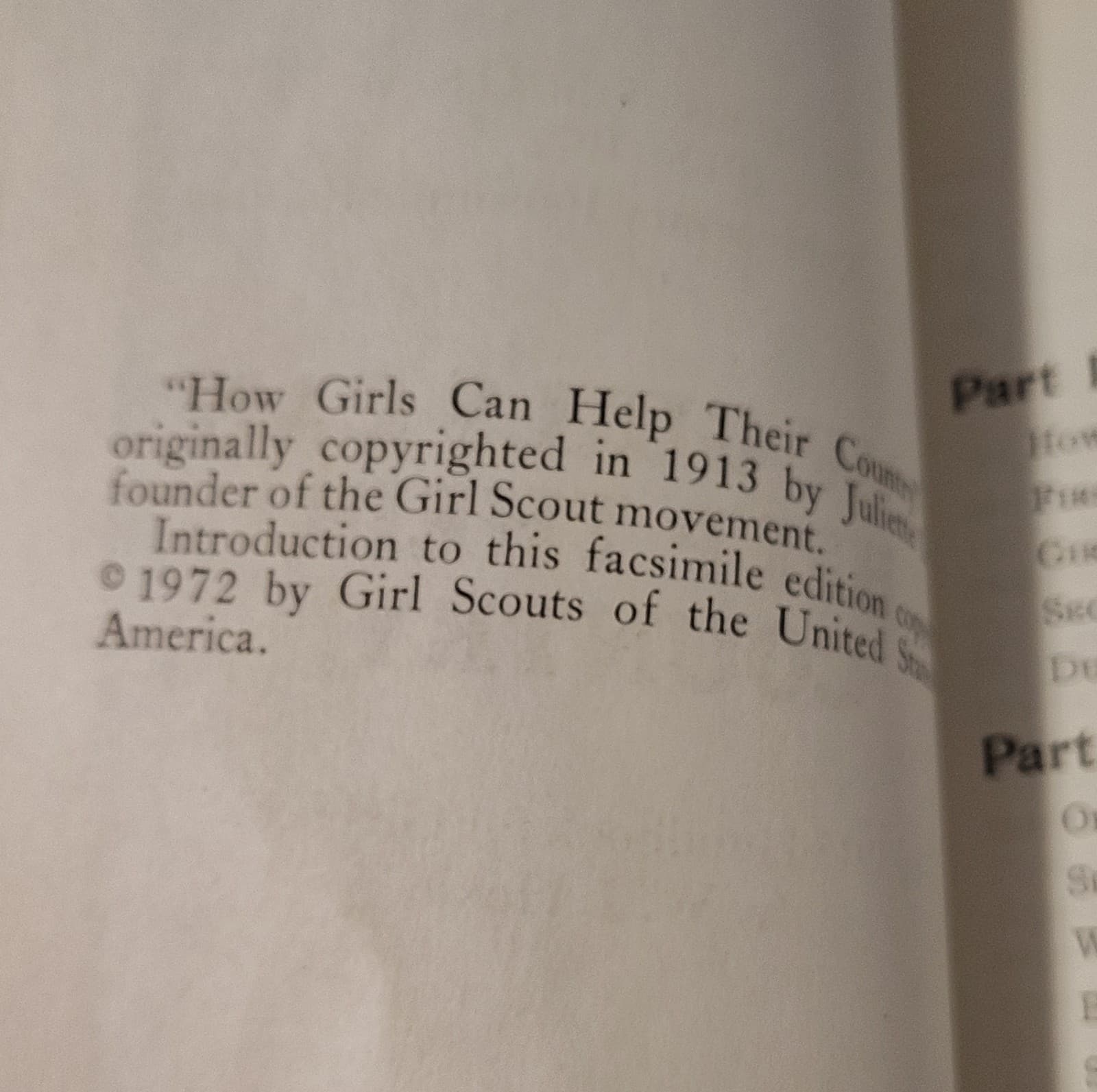 Girl Scouts Handbook How Girls Can Help Their Country 1972 Edition - Thumbnail 4