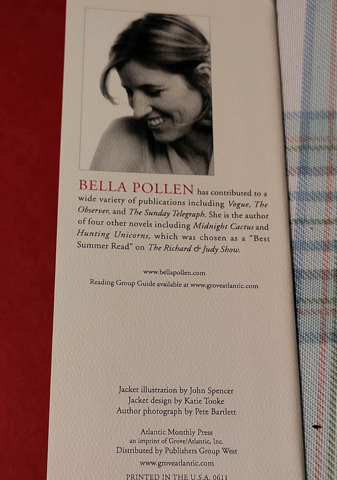 Summer of the Bear by Bella Pollen (2011, Hardcover), 1st Am Ed - Thumbnail 9