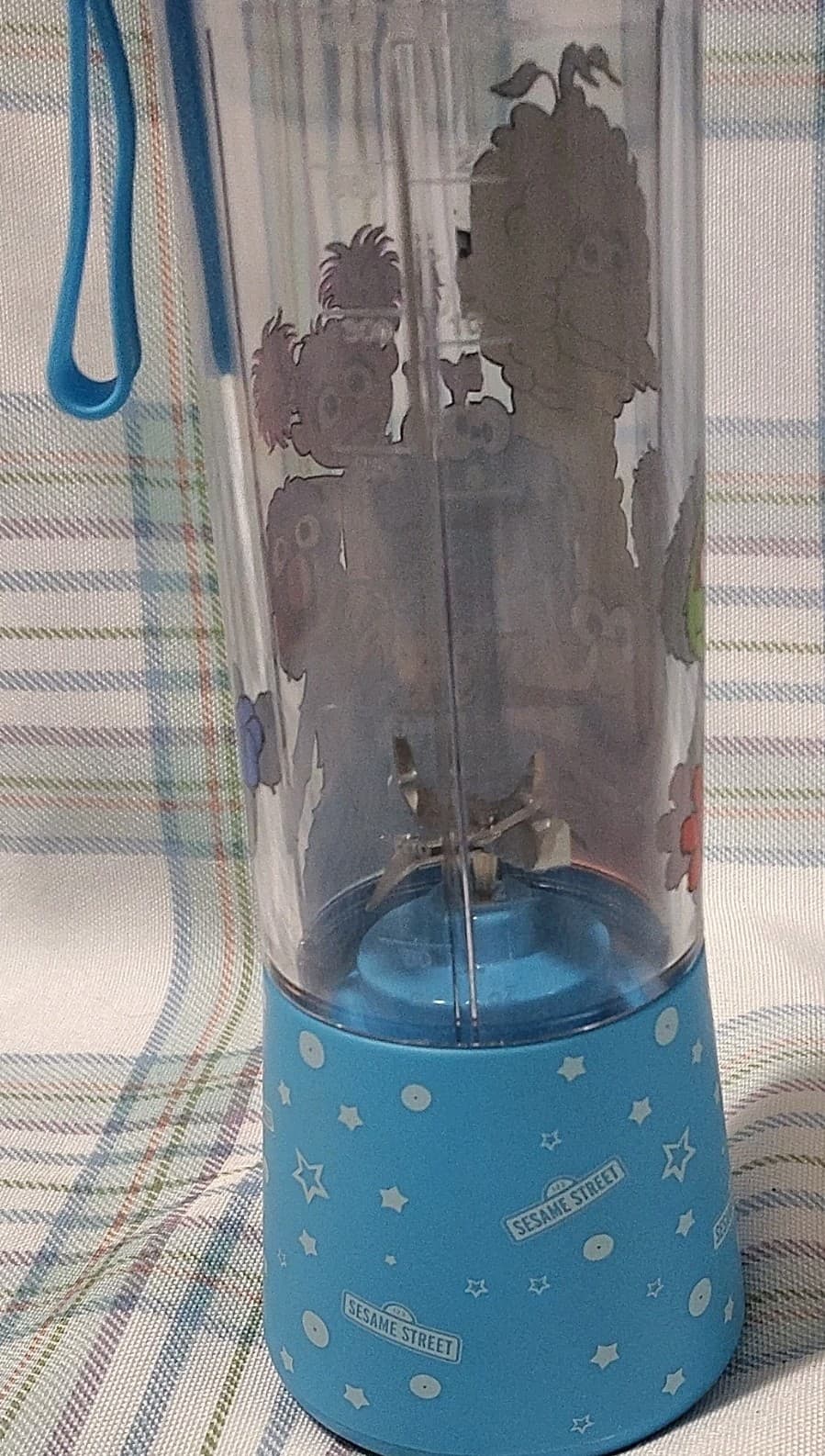 NEW Sesame Street Portable Handheld Blender RB1-SES-SS1 Blue 150W 2000mAh 2024 - Thumbnail 5