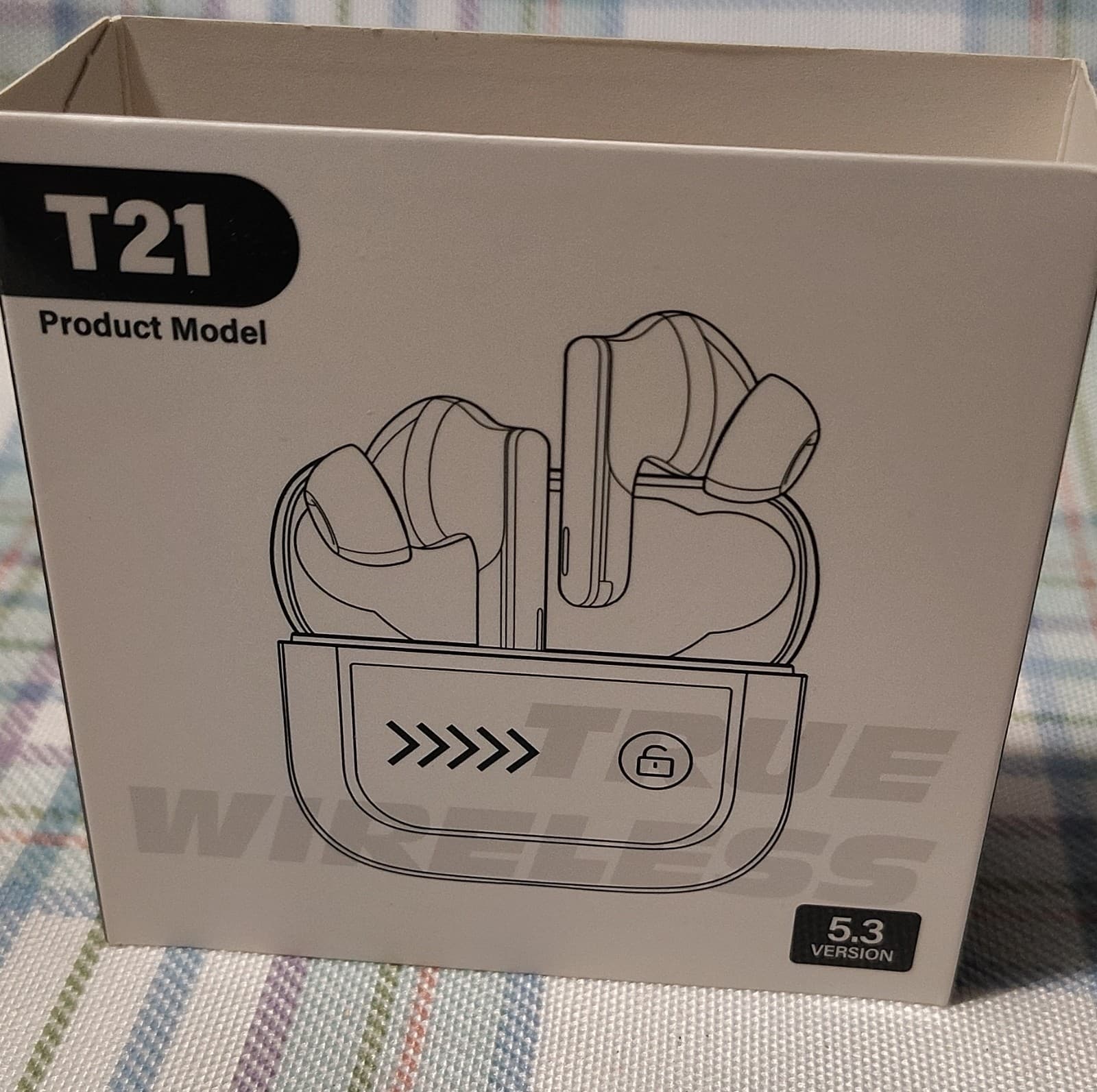 NIB T21 Bluetooth In-Ear Earbuds, LCD Touch Screen, ANC, Equalizer, Black - Thumbnail 6
