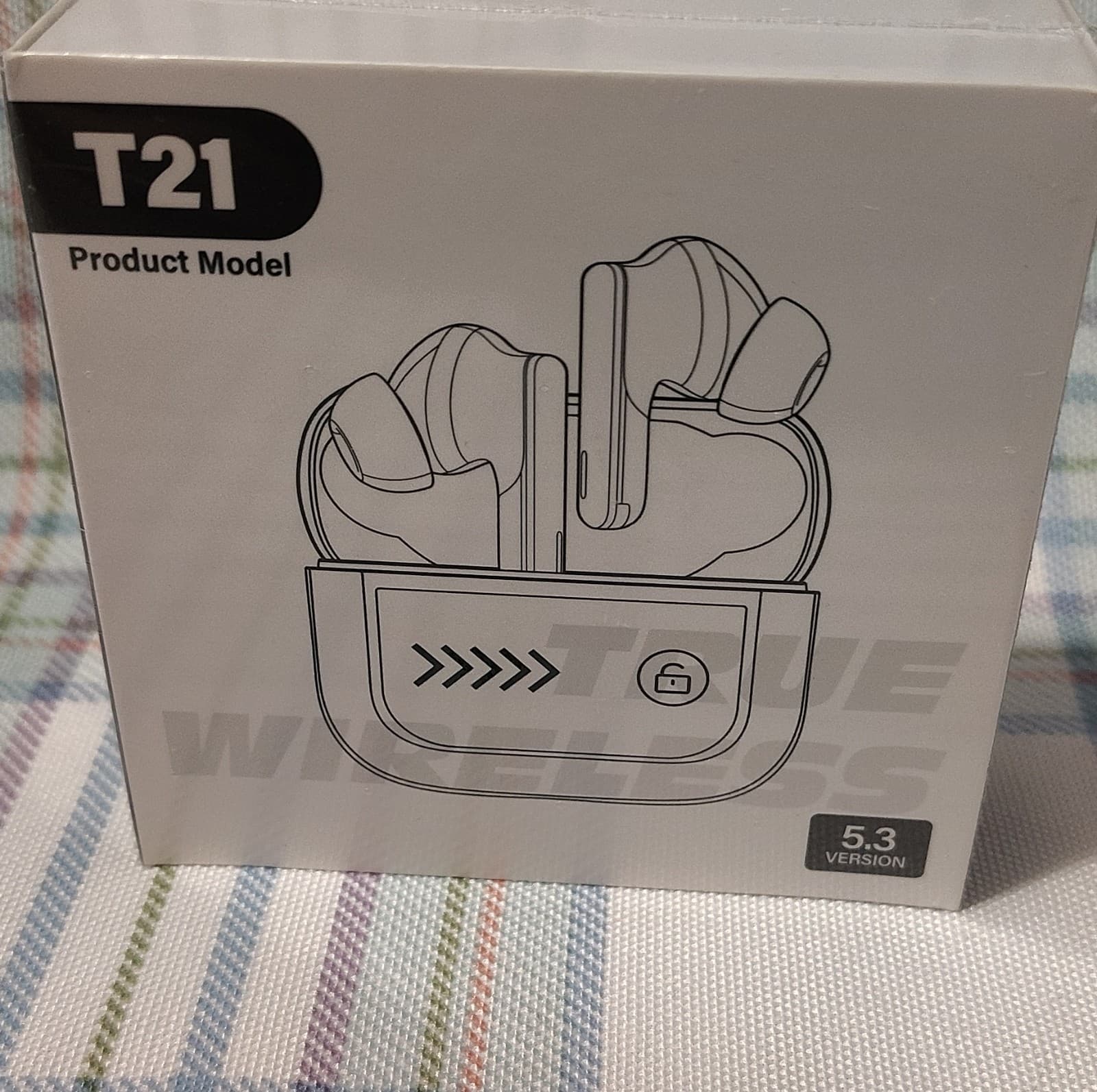 NIB T21 Bluetooth In-Ear Earbuds, LCD Touch Screen, ANC, Equalizer, Black - Thumbnail 16