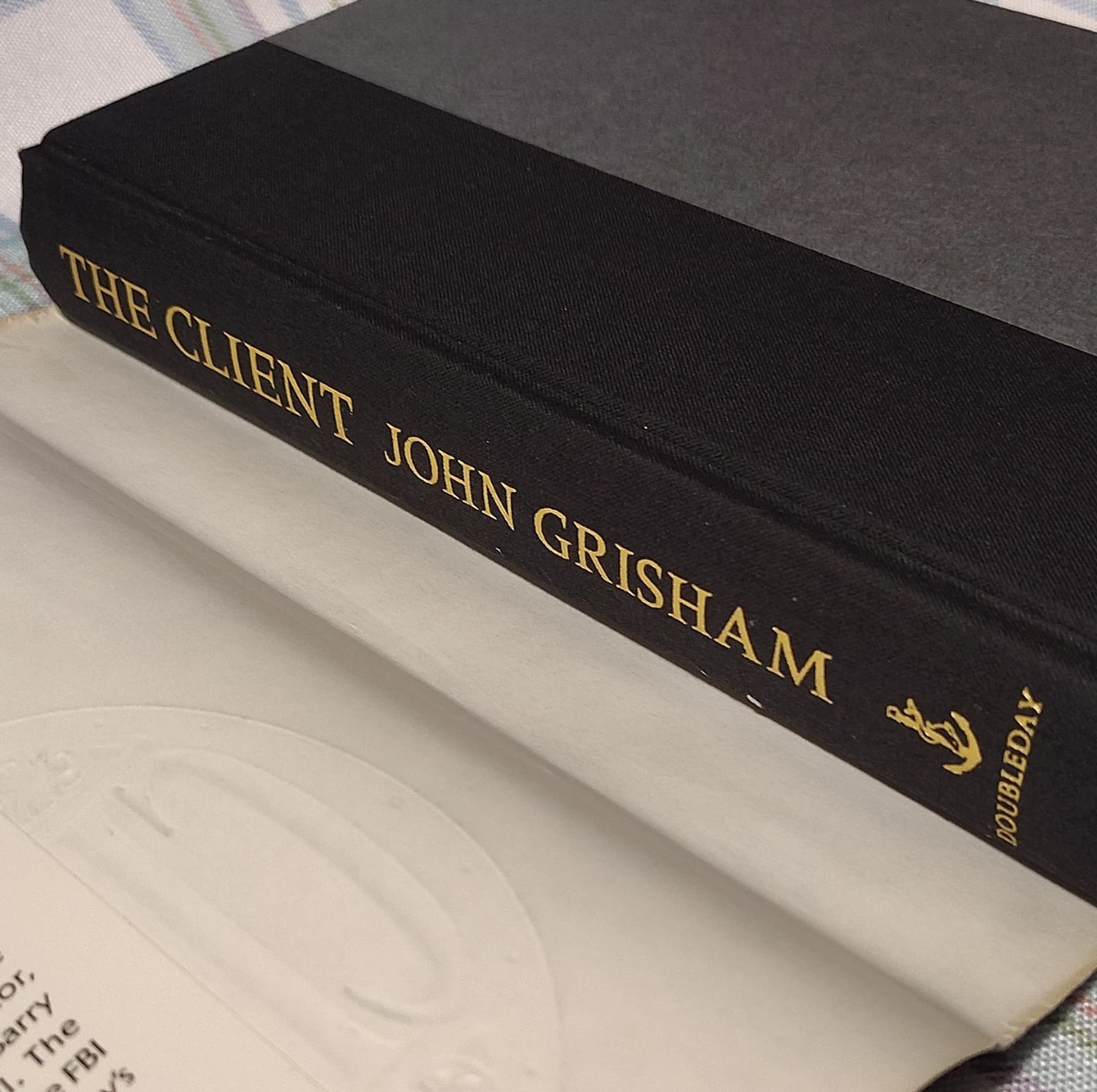 Client: A Novel by John Grisham, Hardcover 1993, Large Type, First Ed - Thumbnail 8