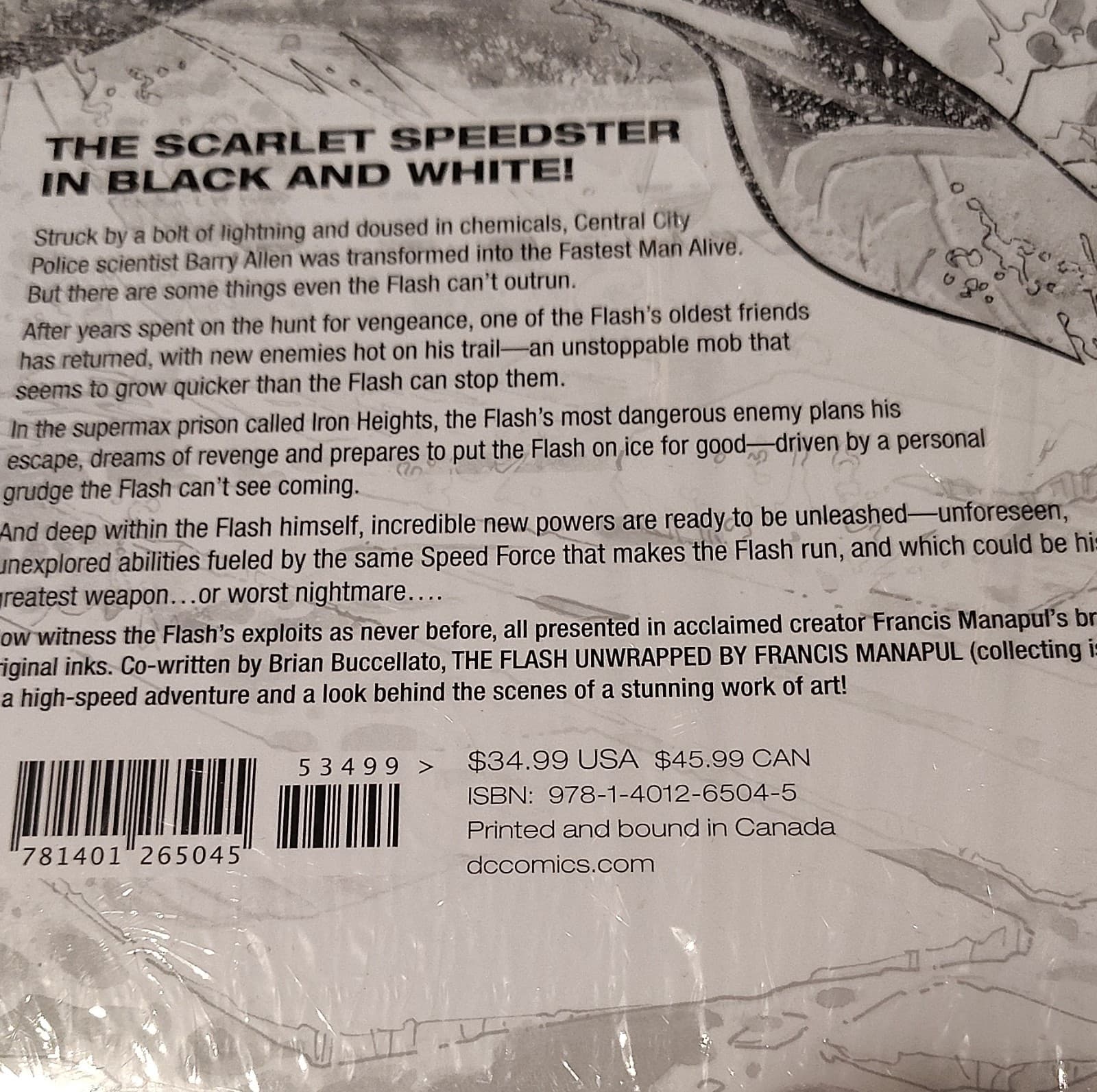 NEW The Flash Unwrapped by Francis Manapul, Hardcover, DC Comics, Illustrated - Thumbnail 5